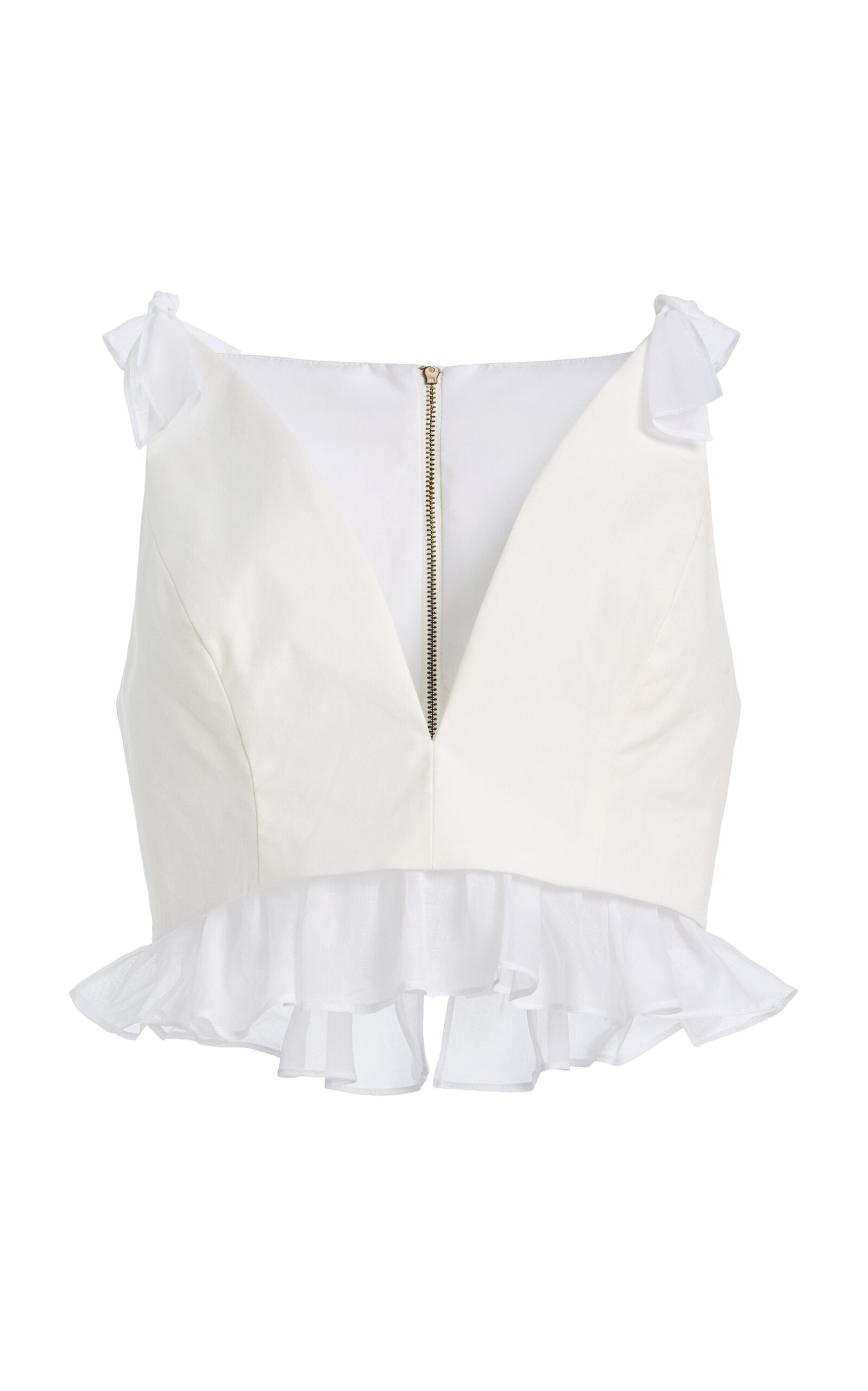 Rosie Assoulin Can Can Cotton Top