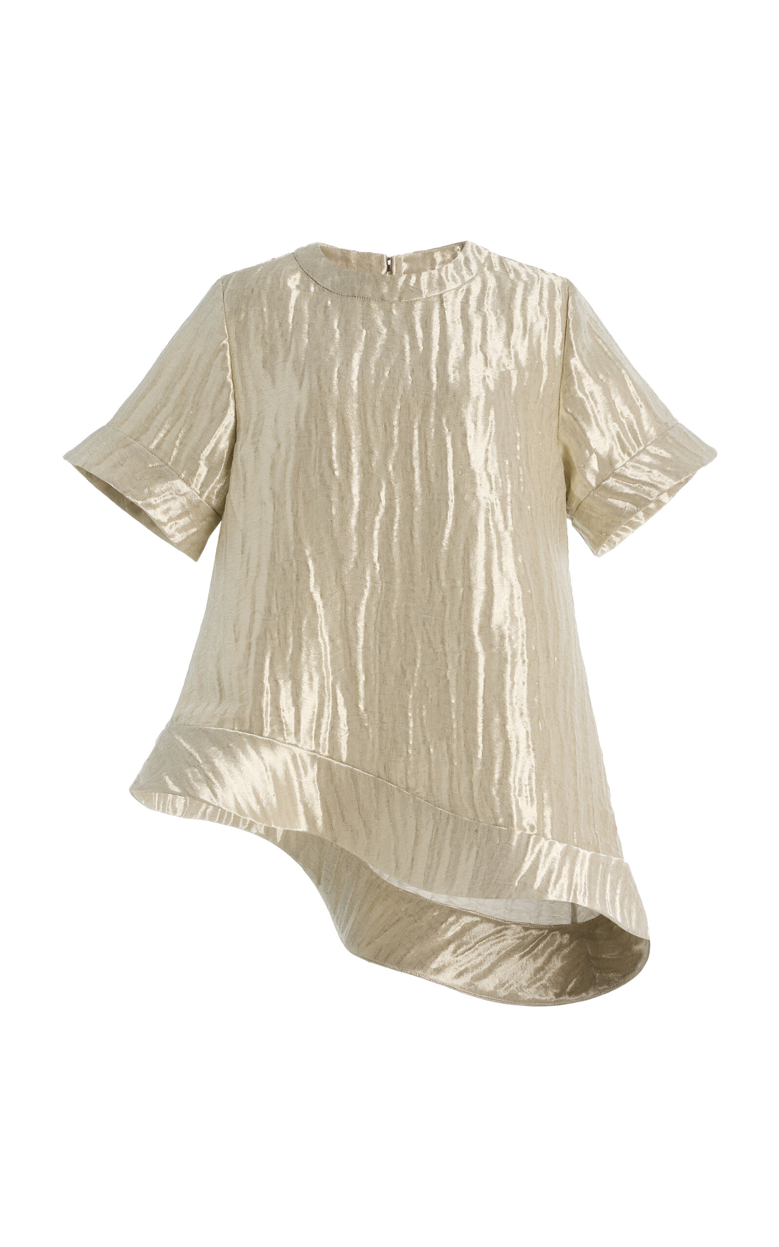 Rosie Assoulin Ride the Wave Silk-Blend Top - Moda Operandi