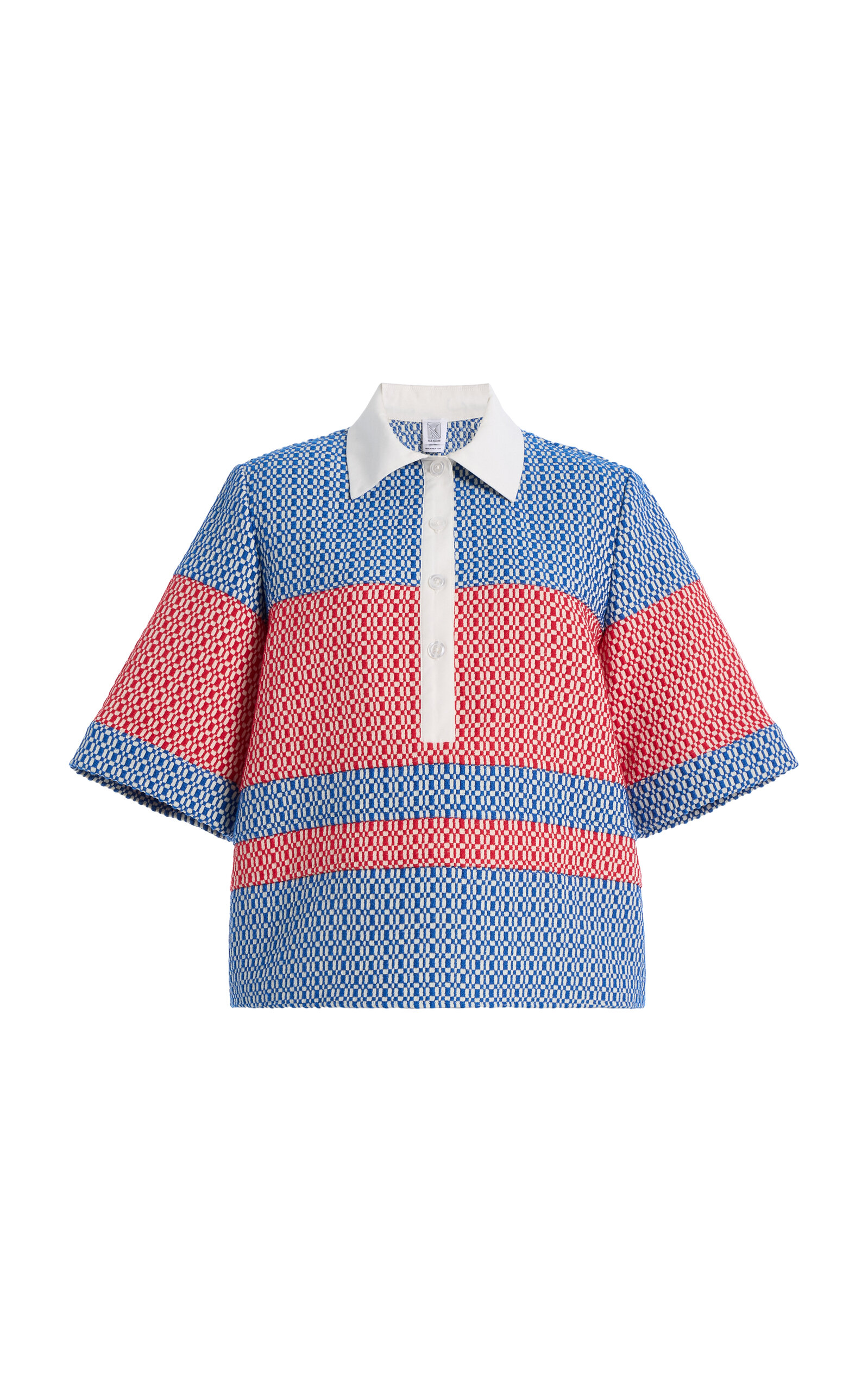 Rosie Assoulin Rugby Woven Top