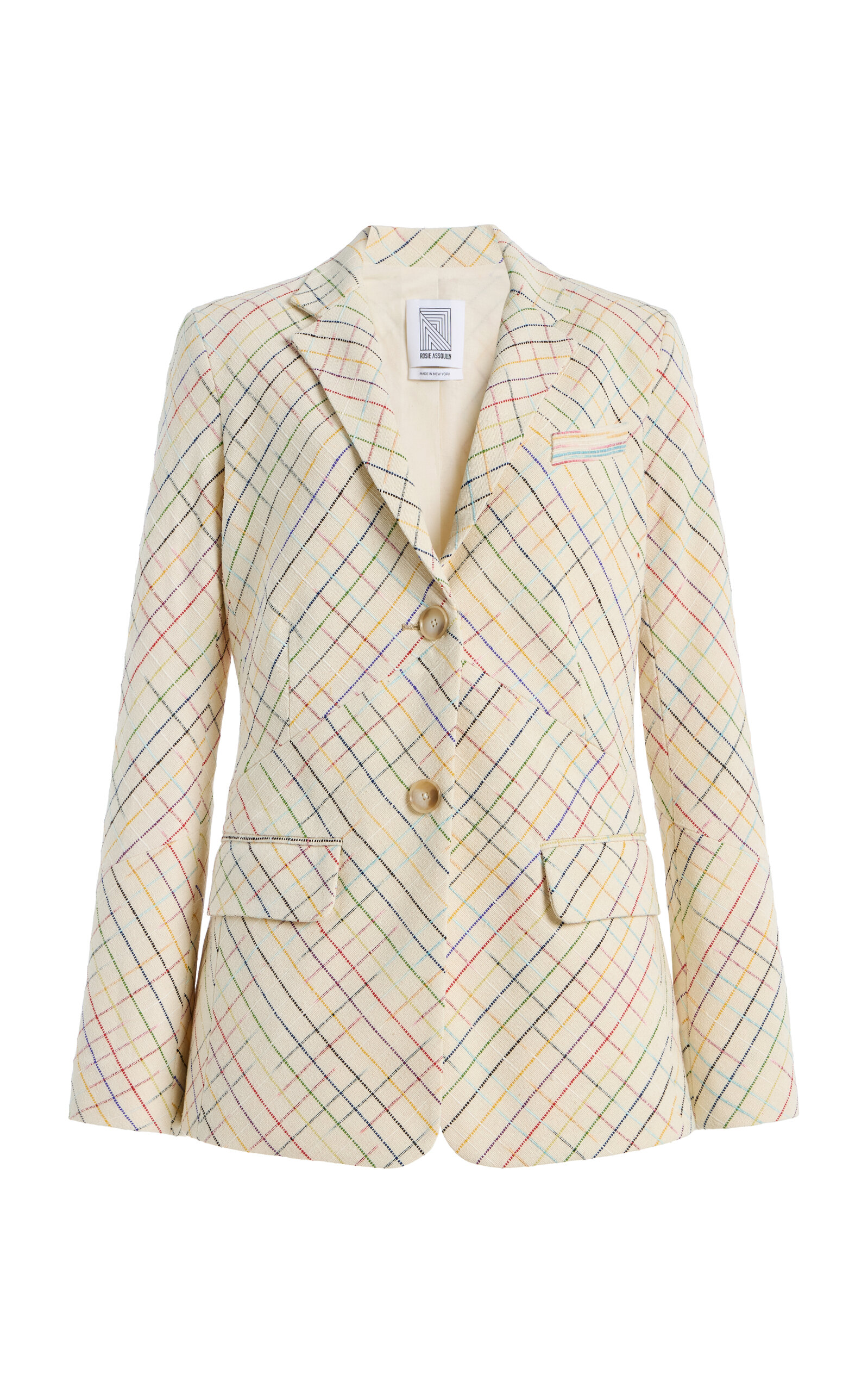 Rosie Assoulin 50/50 Silk Blazer
