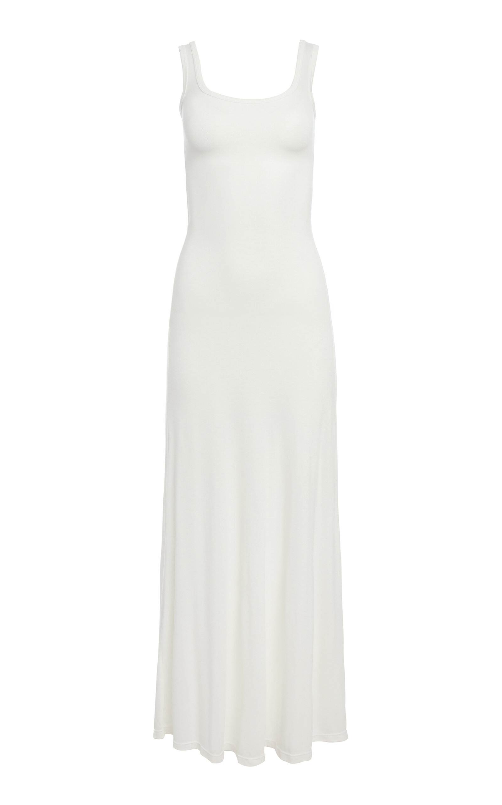 The Park Annie Jersey Maxi Dress In White