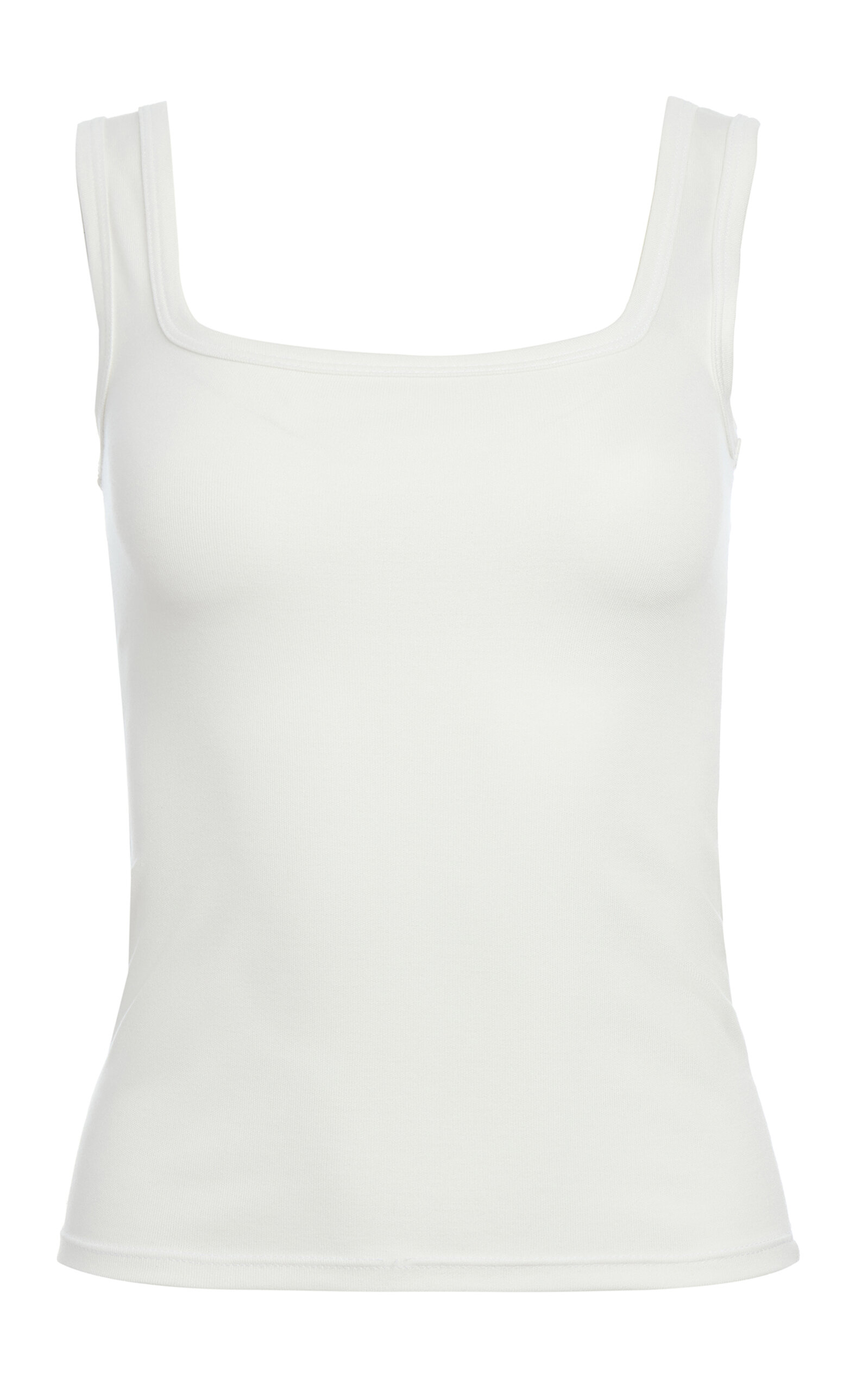 The Park Sawyer Jersey Tank In White