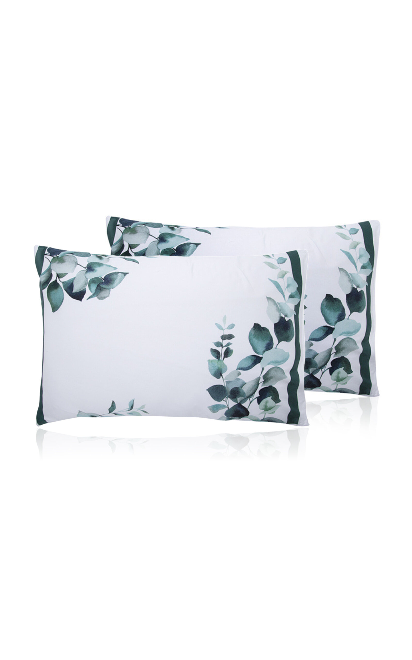THE LINO Eucalyptus Pillowcases; Set Of Two - Navy