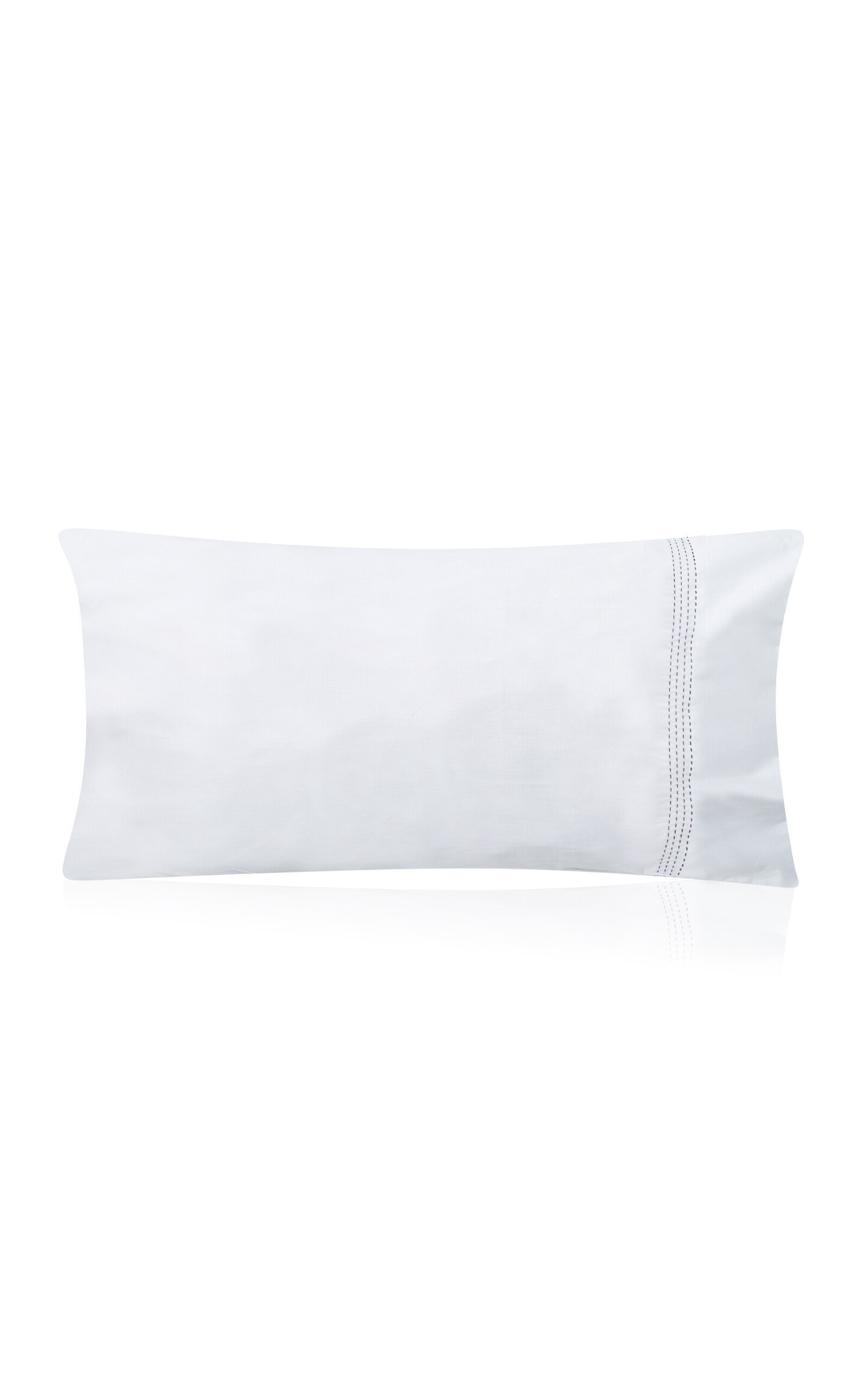 THE LINO Essential Embroidered Pillowcase - King - Burgundy