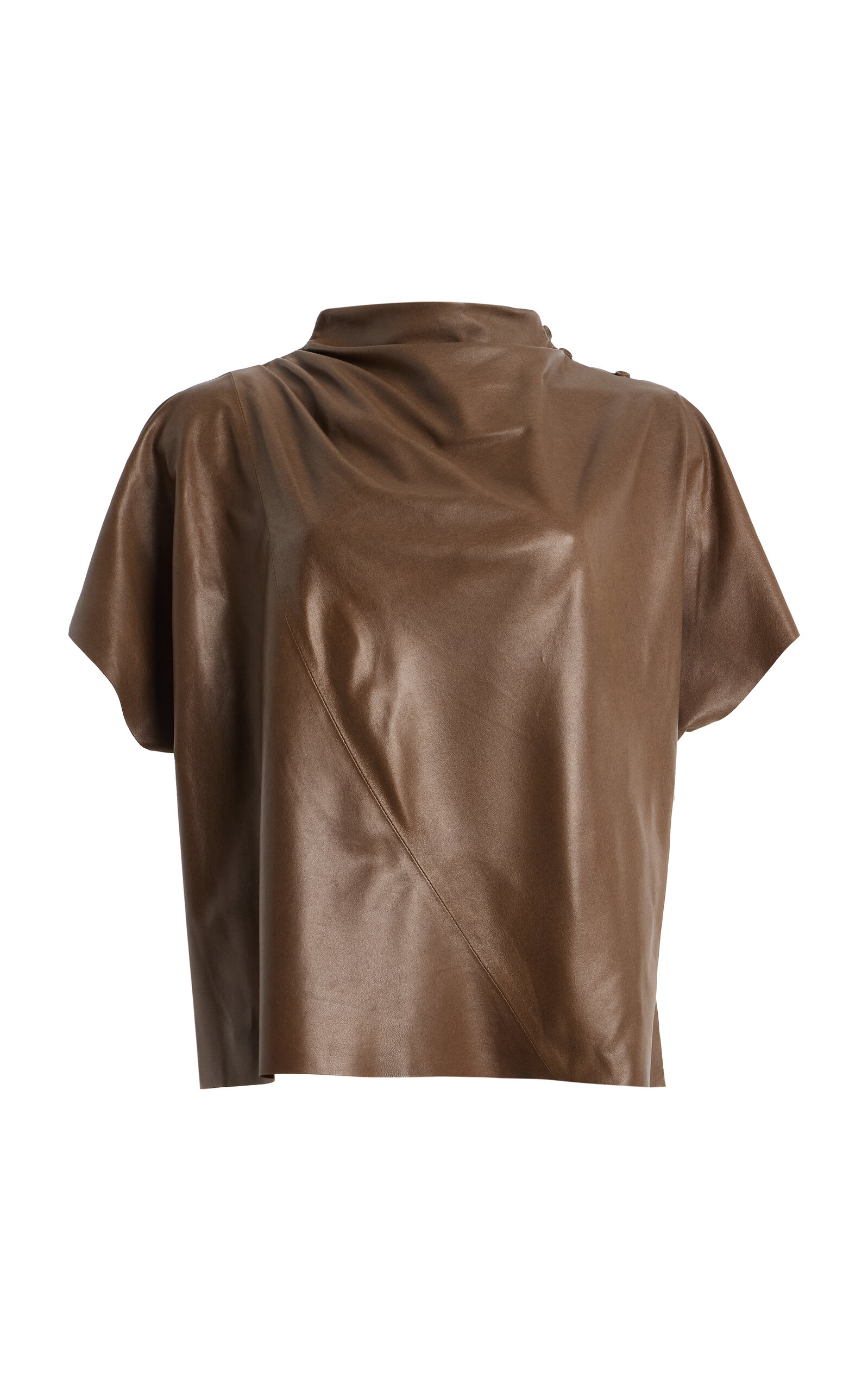 TWP Mock Neck T-Shirt - Moda Operandi