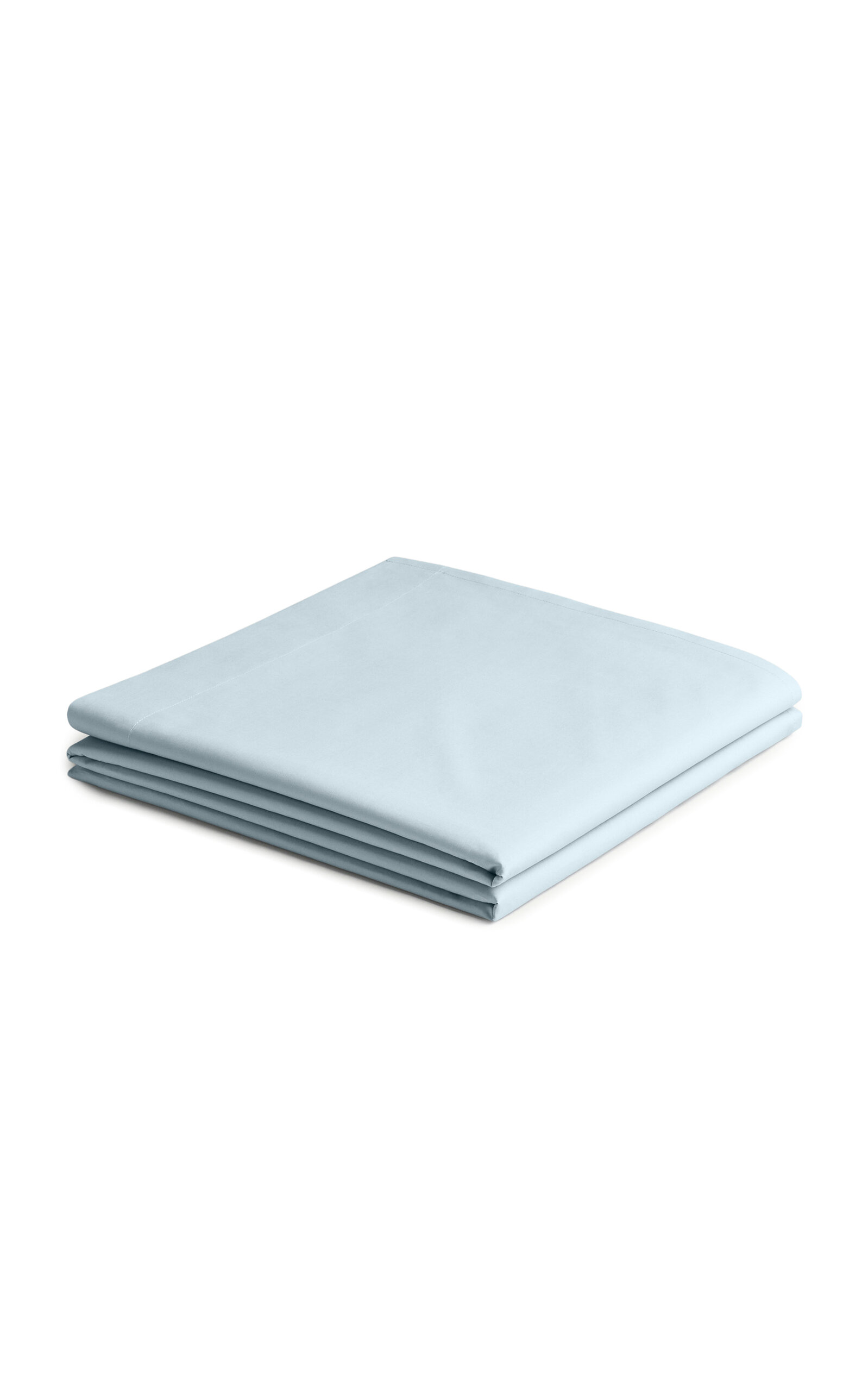 Nordic Knots Exclusive Percale Flat Queen Sheet - Light Blue