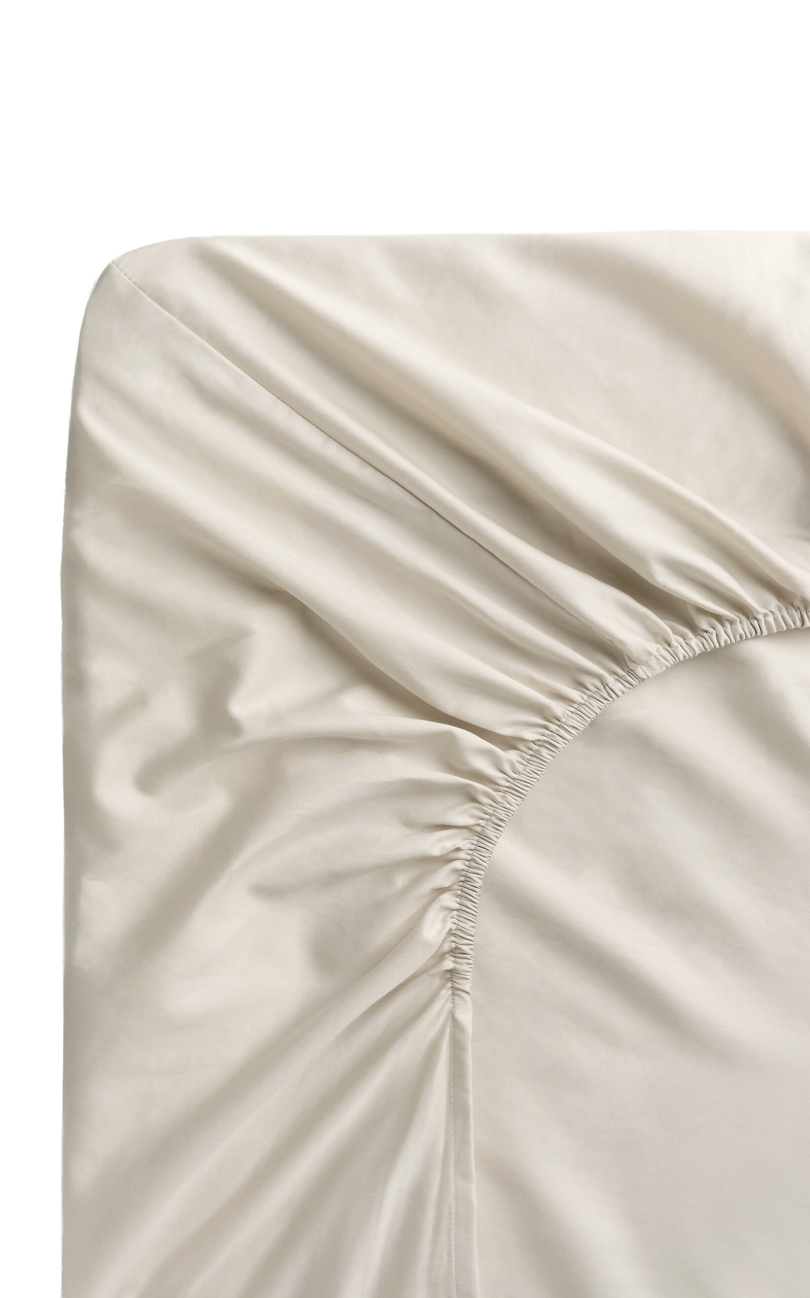 Nordic Knots Exclusive Sateen Fitted Queen Sheet - Tan