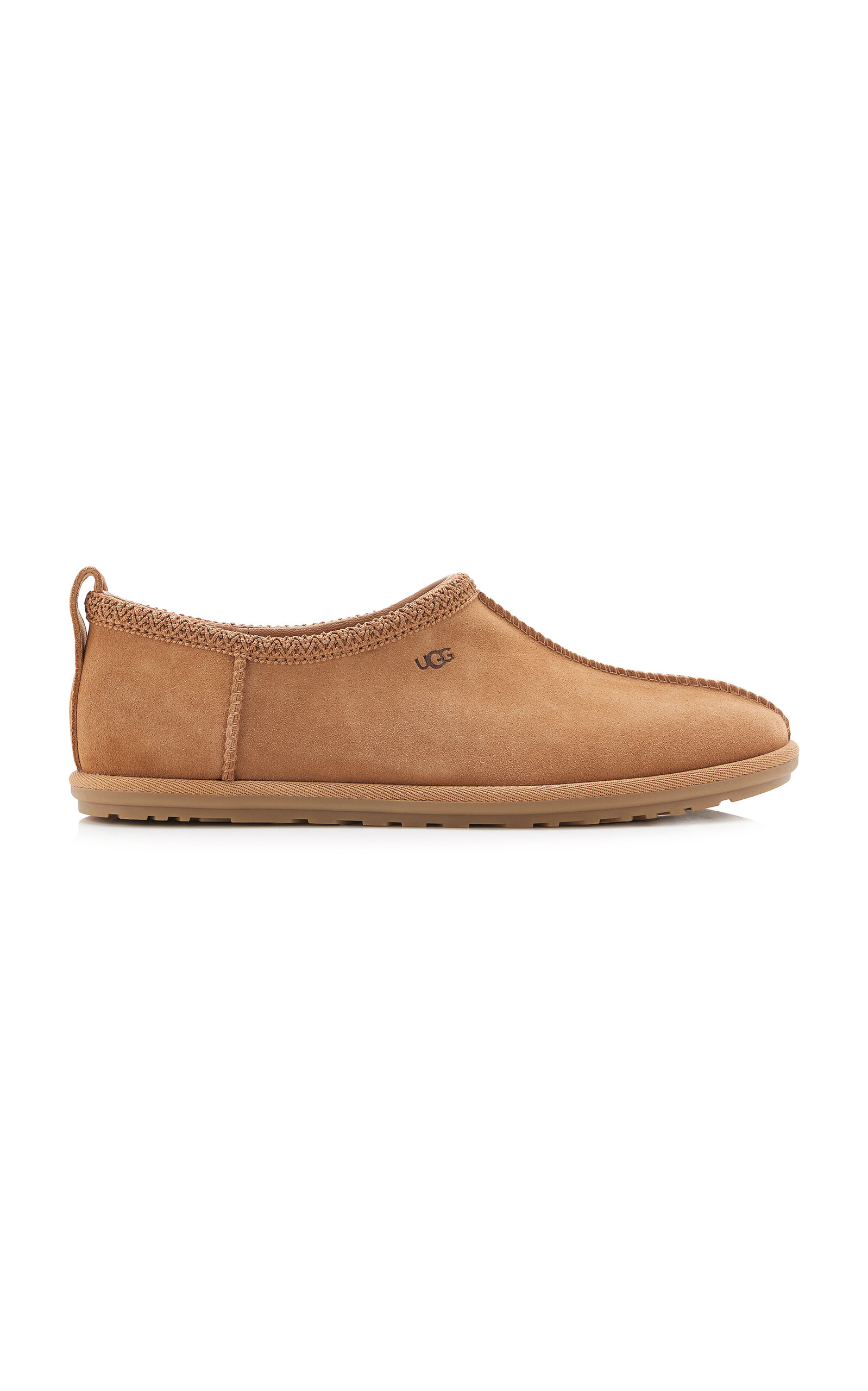 UGG - Tasman Deconstructed Sheepskin Flats - Brown - US 11 - Moda Operandi