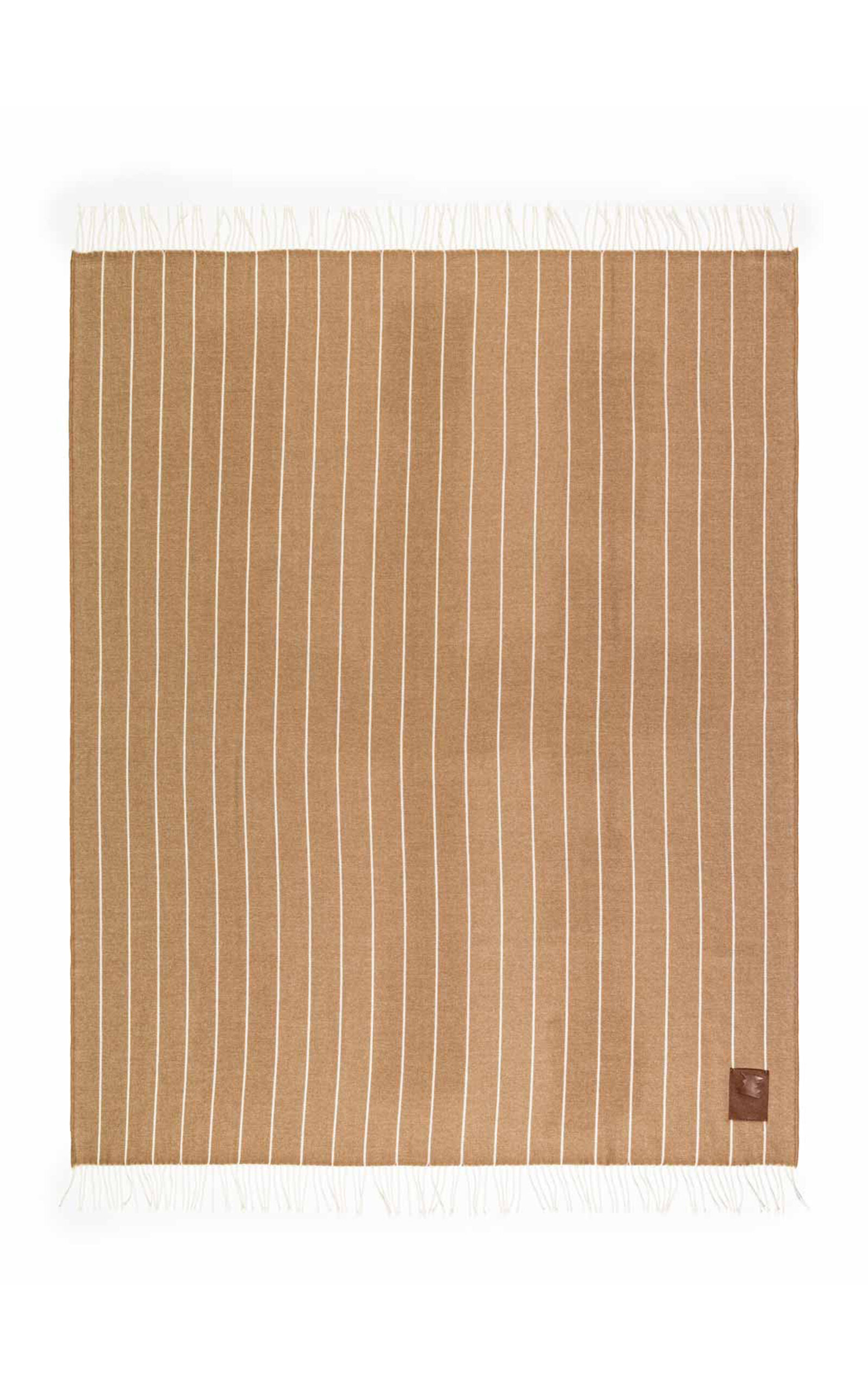 Viso Project Baby Alpaca Blanket In Brown