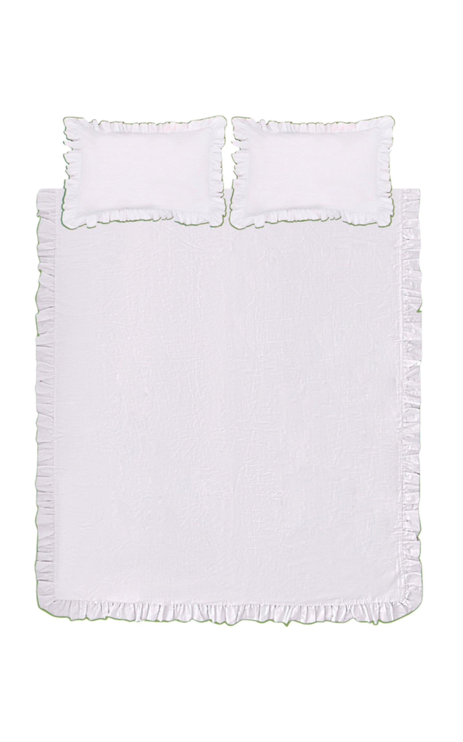 Sukun Exclusive Provence Olive Full Cotton Bed Bundle - Multi