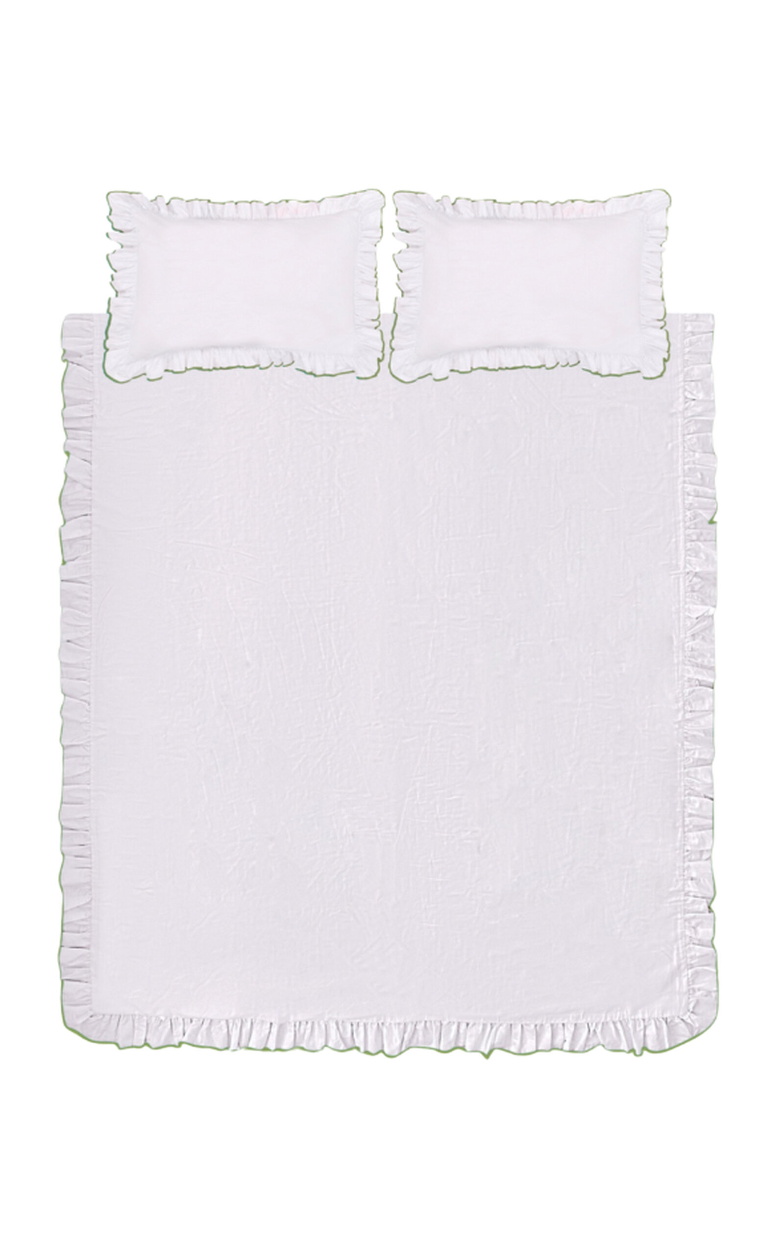 Sukun Exclusive Provence Olive King Cotton Bed Bundle - Multi