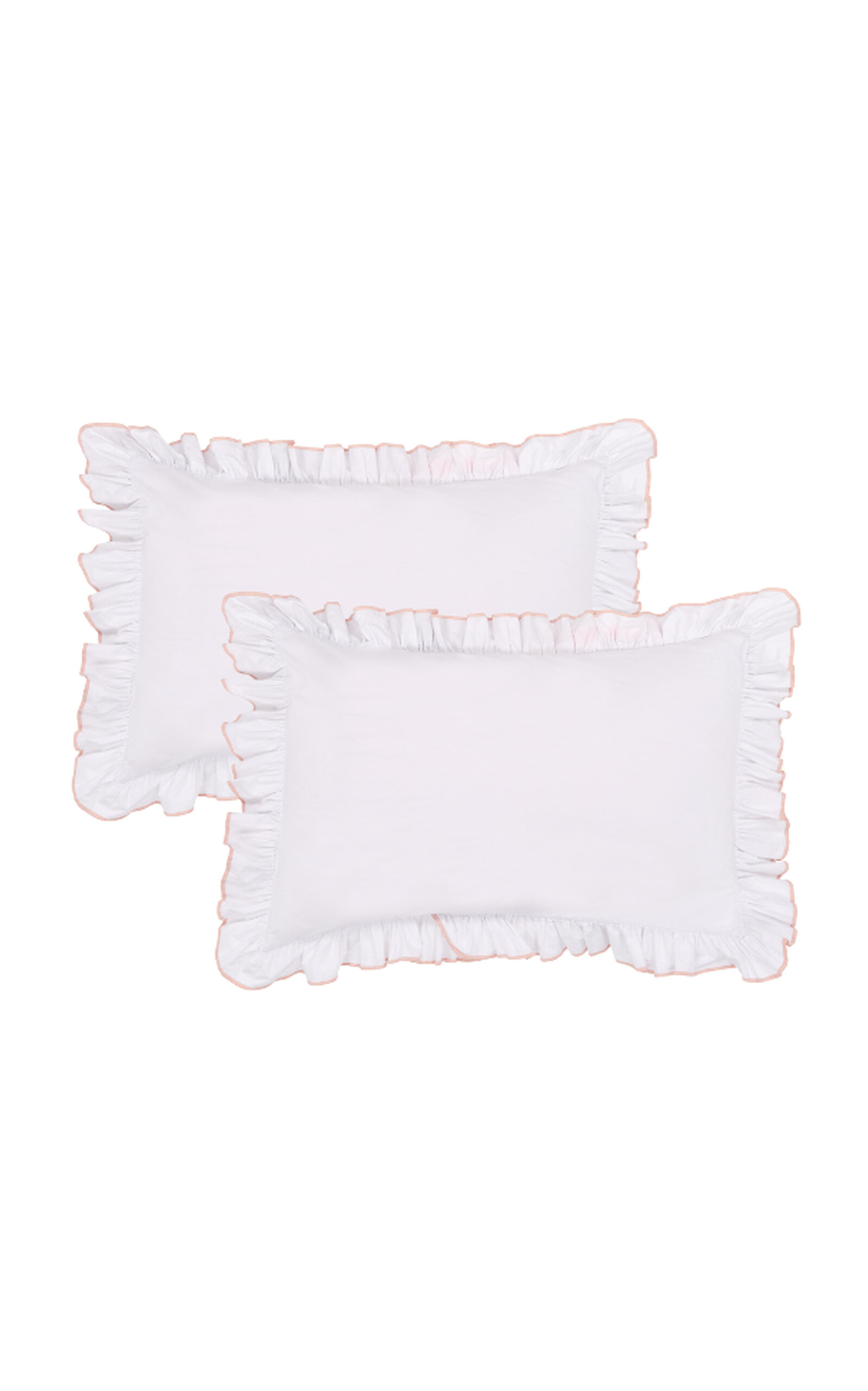 Sukun Exclusive Provence Pink Set-of-Two Standard Cotton Pillowcase - Multi