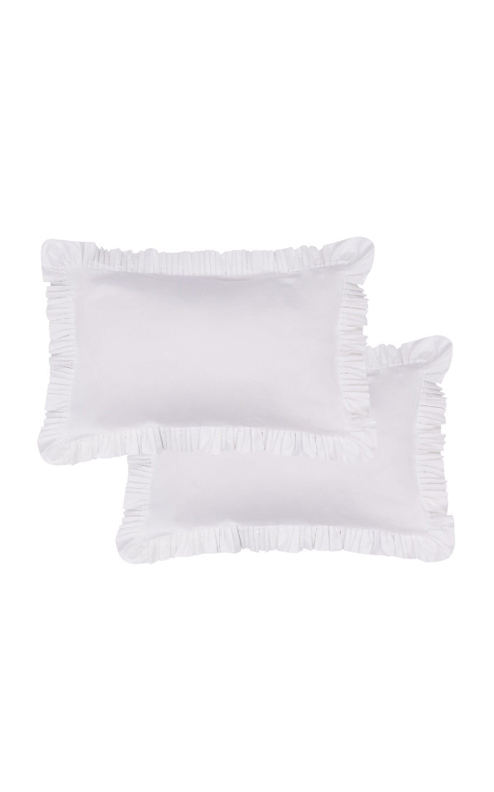 Sukun Exclusive Vienna Set-of-Two Standard Cotton Pillowcase - White