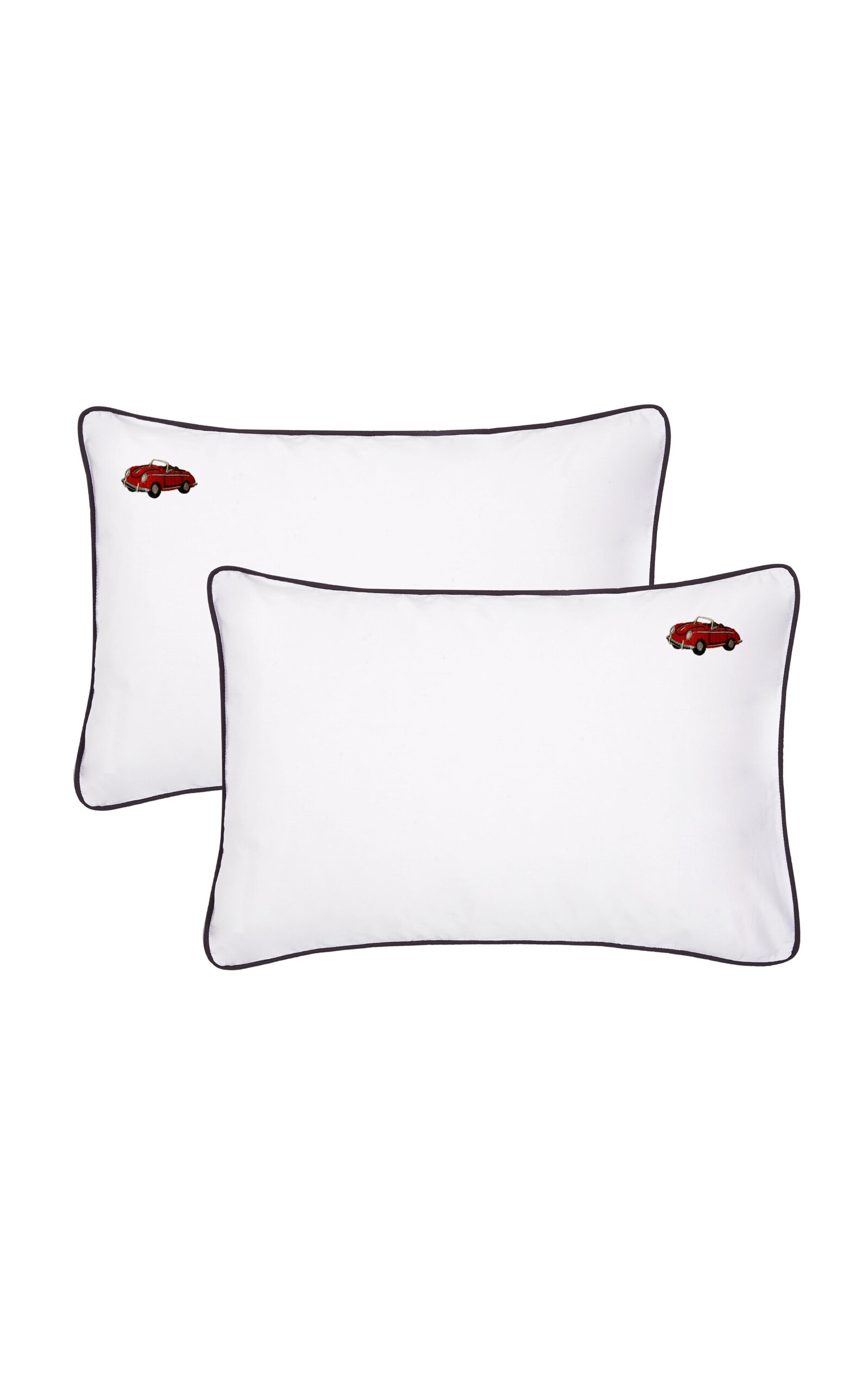 Sukun Exclusive Positano Set-of-Two Standard Cotton Pillowcase - Multi