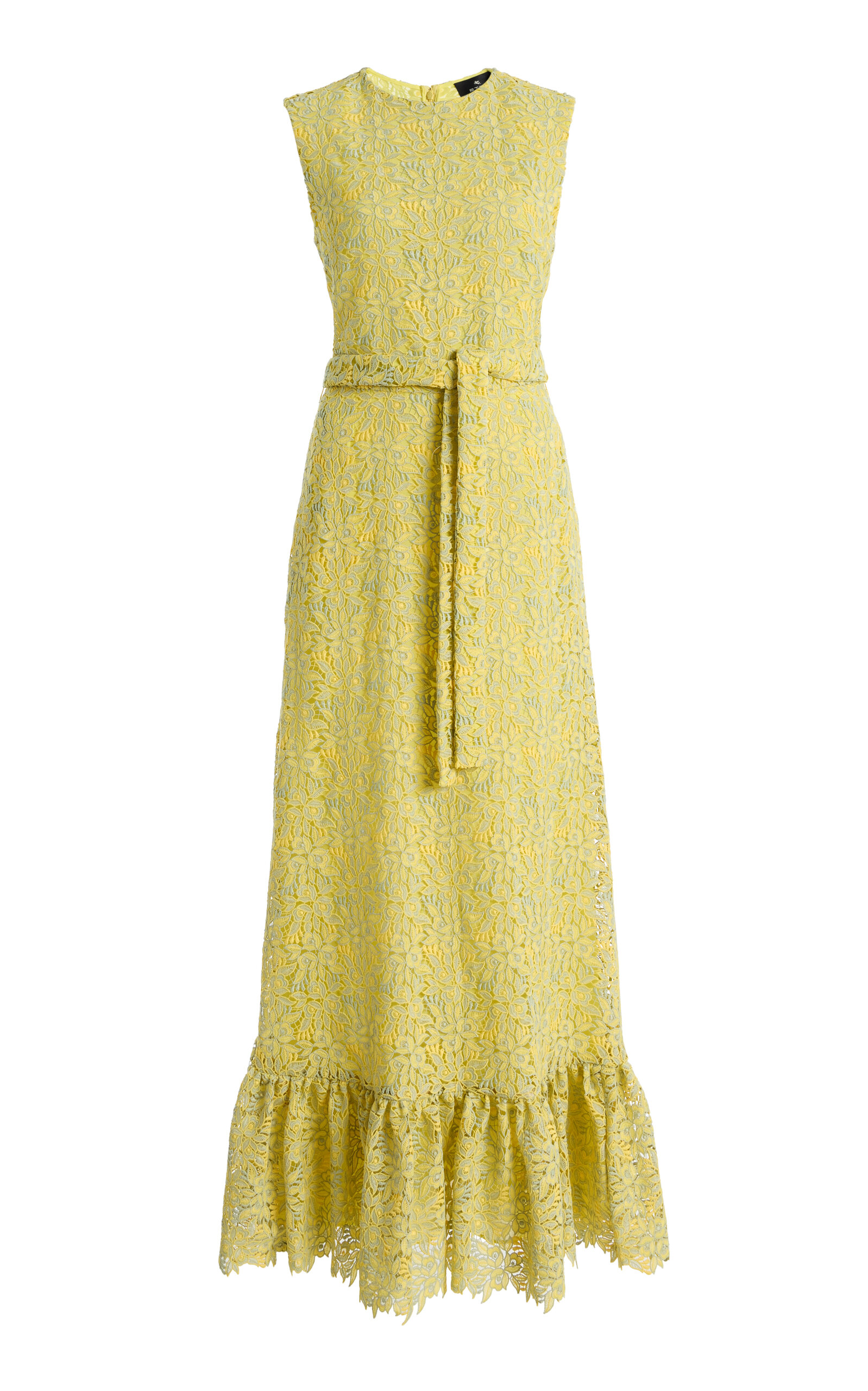 Etro Belted Macramé Lace Maxi Dress | Thumbnail 7