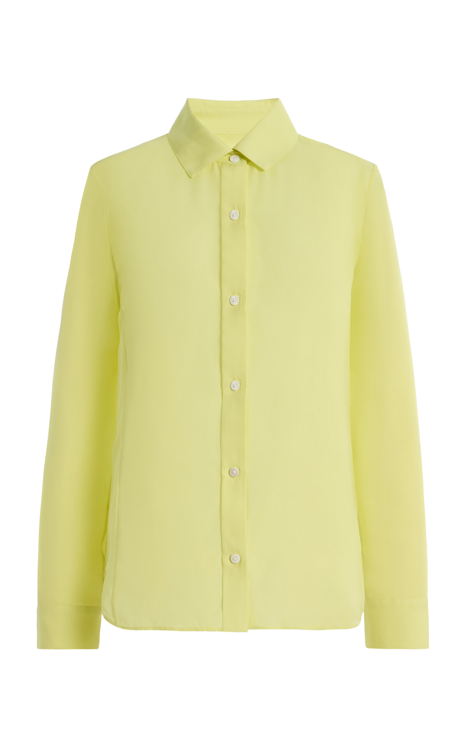 RENGGLI Silk Georgette Button Up