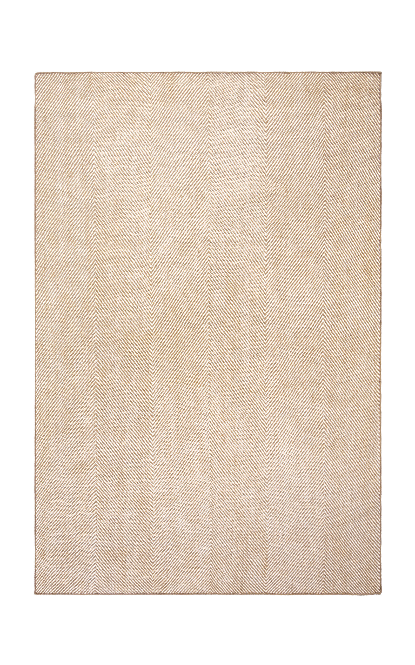 Nordic Knots 8'x10' Jute Herringbone Rug In Neutral