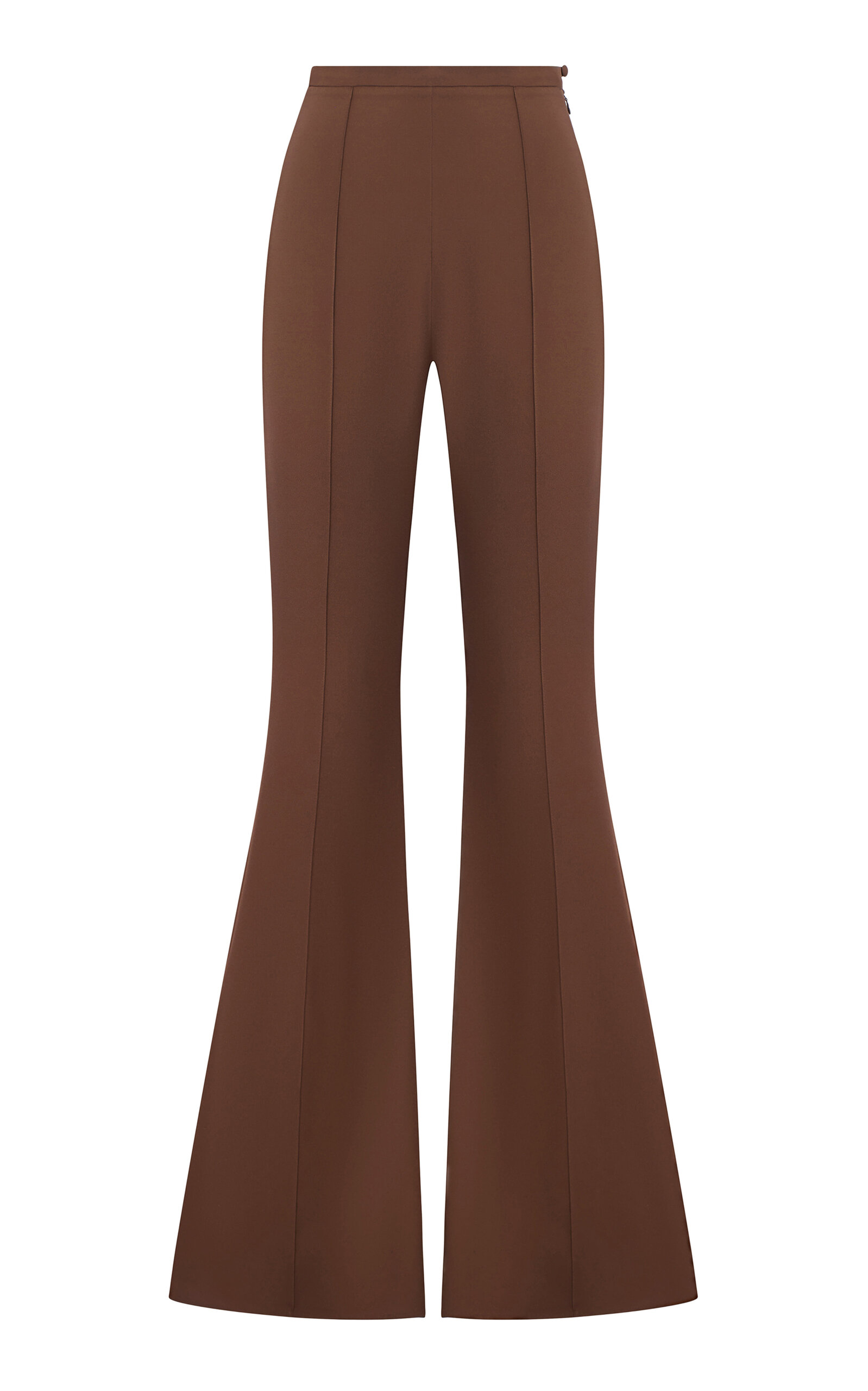 Taller Marmo Mae Stretch Crepe Cady Flared Pants