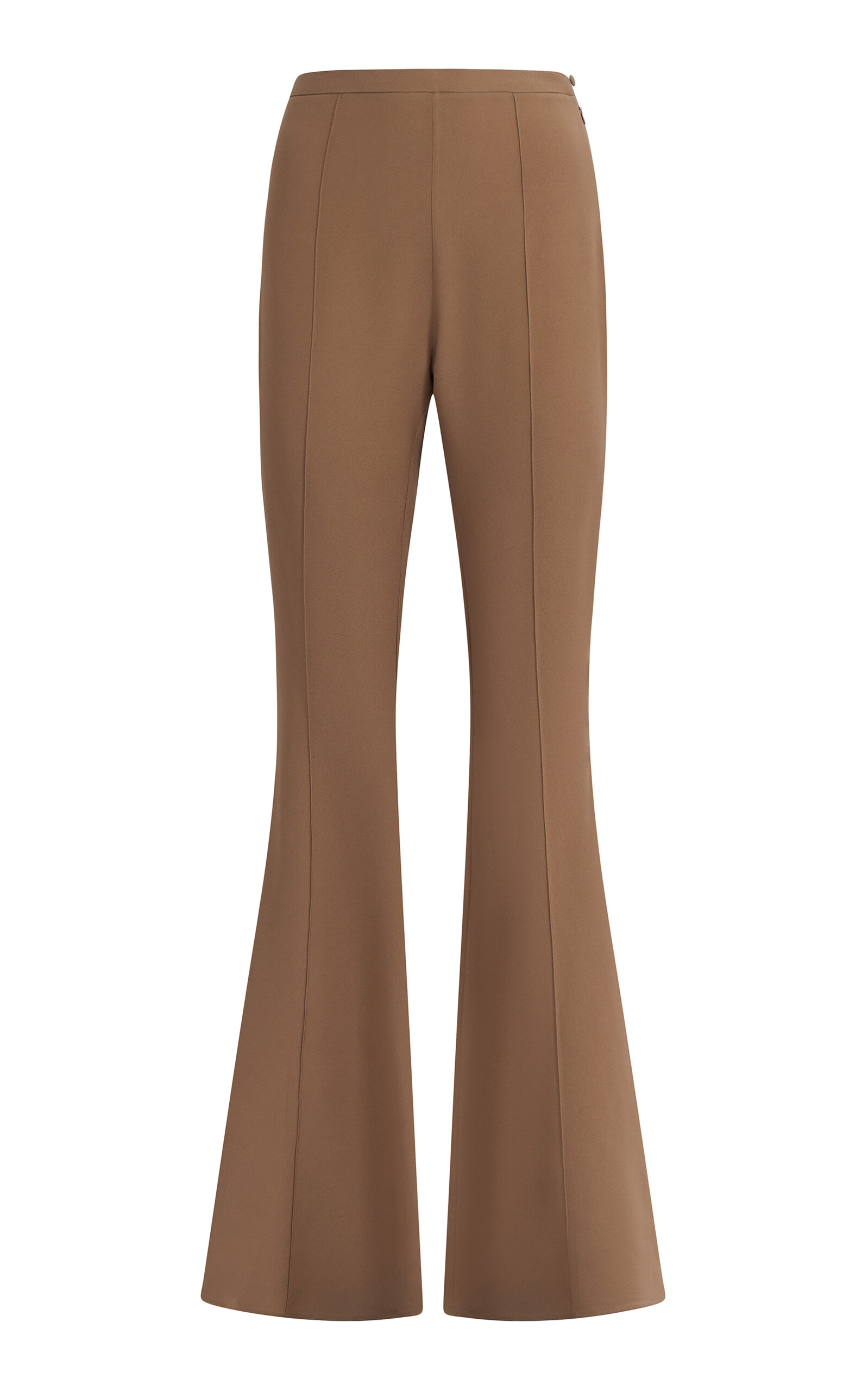Taller Marmo Mae Stretch Crepe Cady Flared Pants