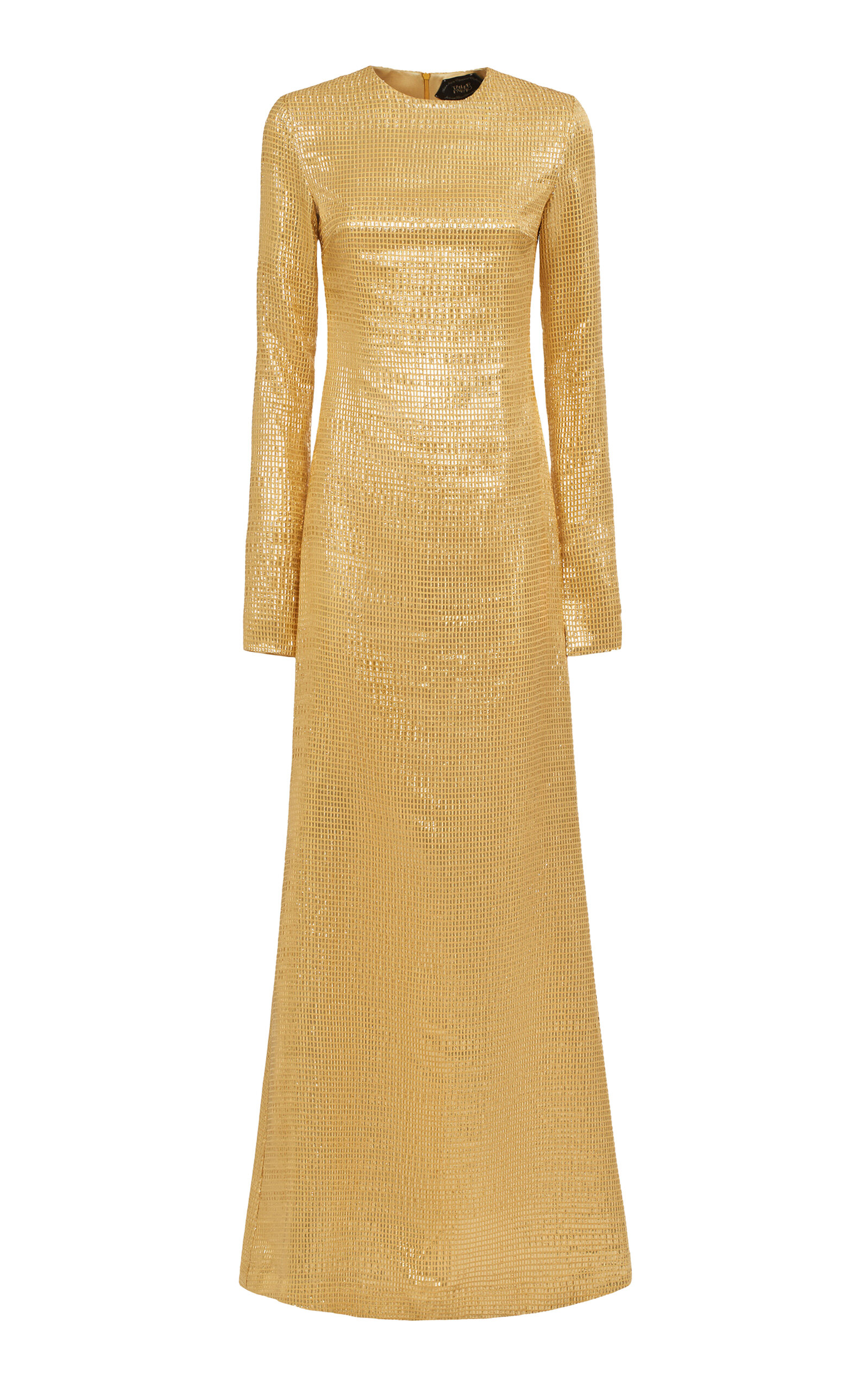 Taller Marmo Sonora Metallic Fil Coupè Maxi Dress