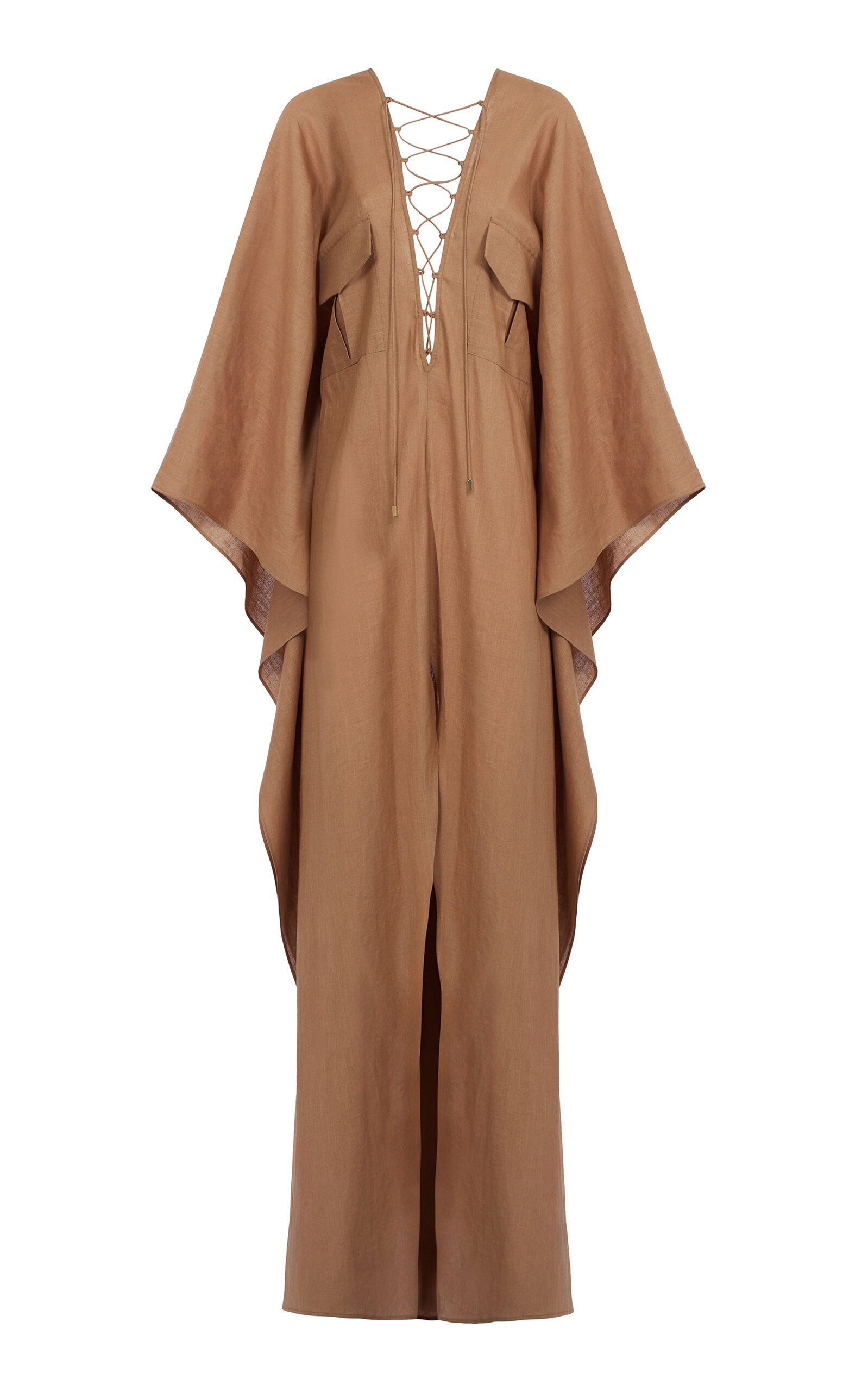 Taller Marmo MOJAVE LINEN KAFTAN CAMEL