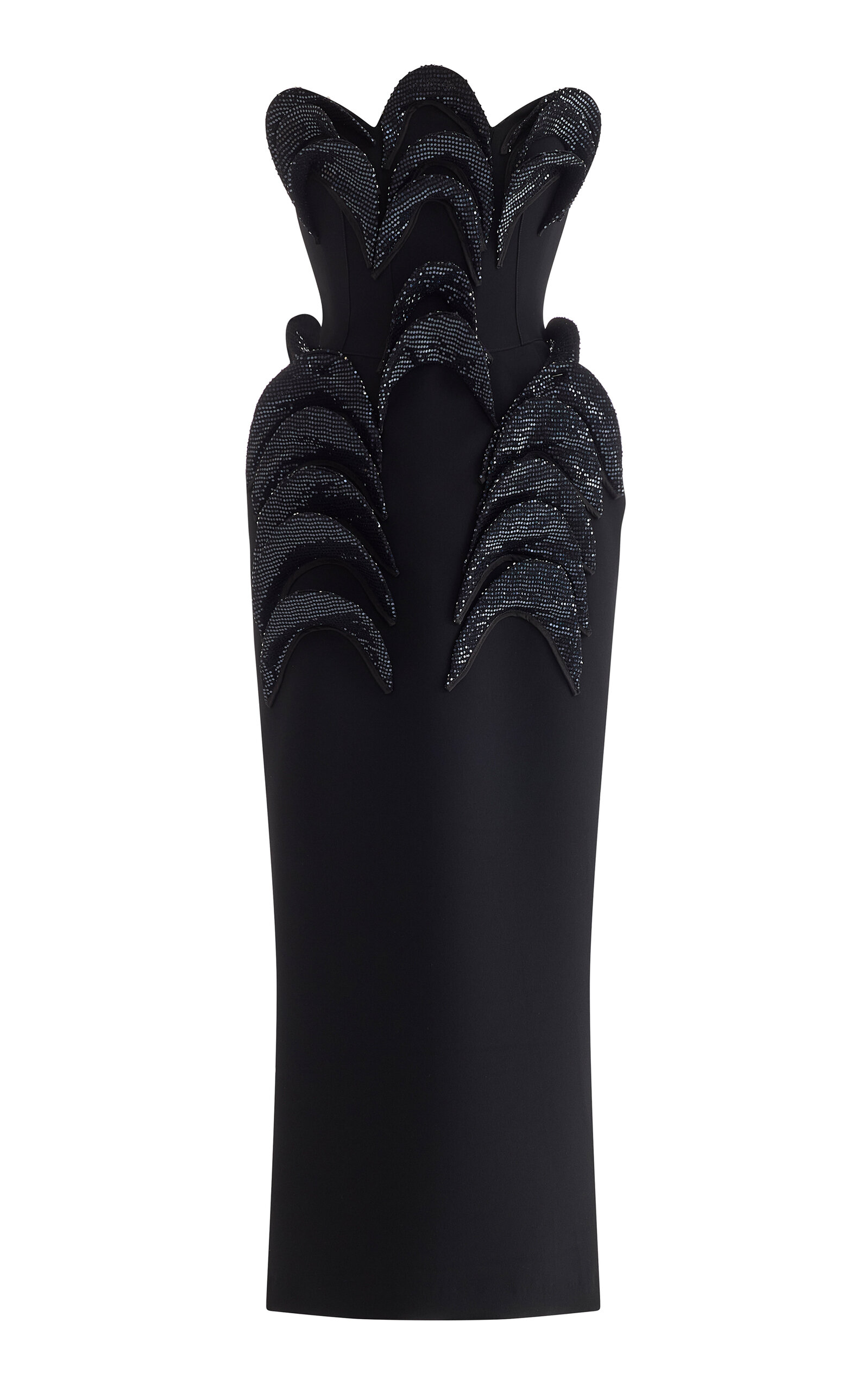 Maticevski Glint Sequined Maxi Dress