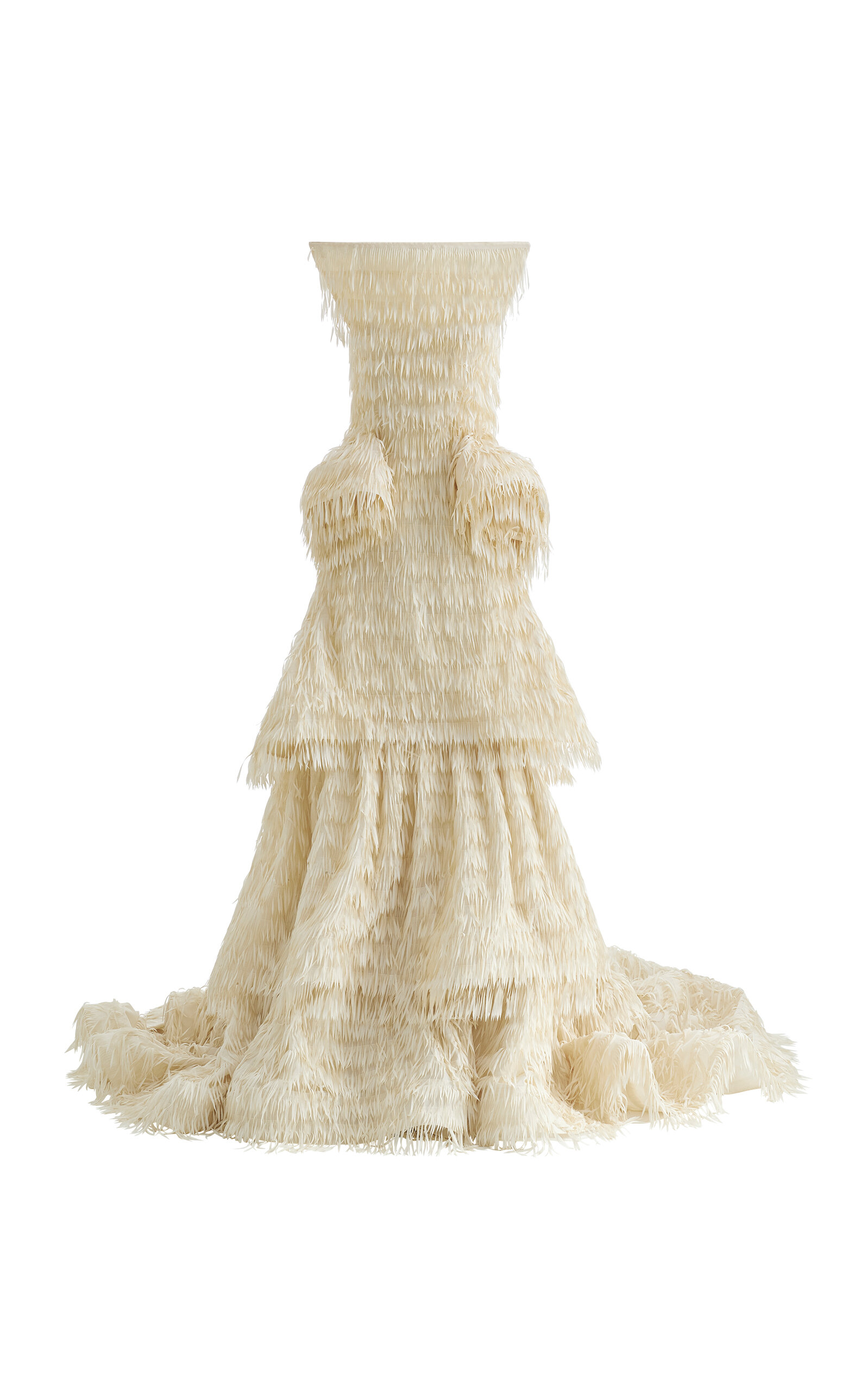 Maticevski Wistful Fringed Gown