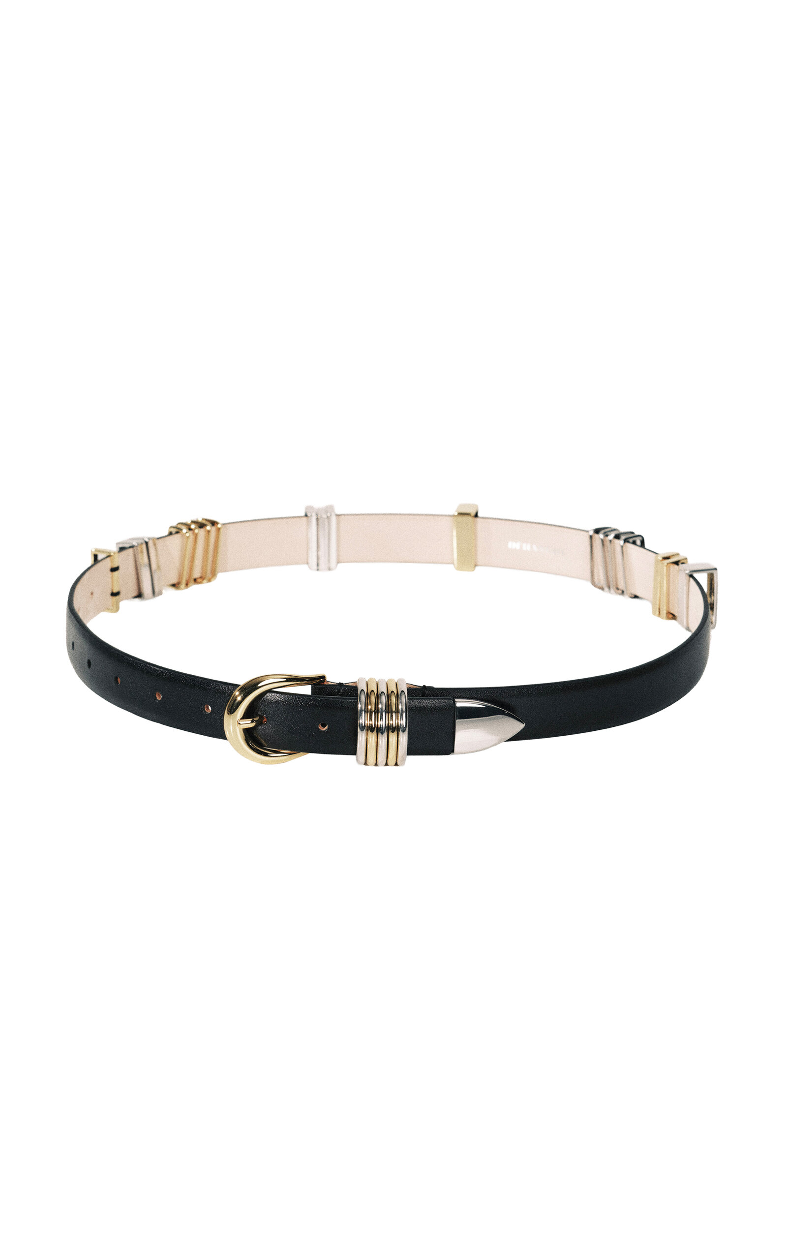 Déhanche Hollyhock Messy Leather Belt - Women's Accessories
