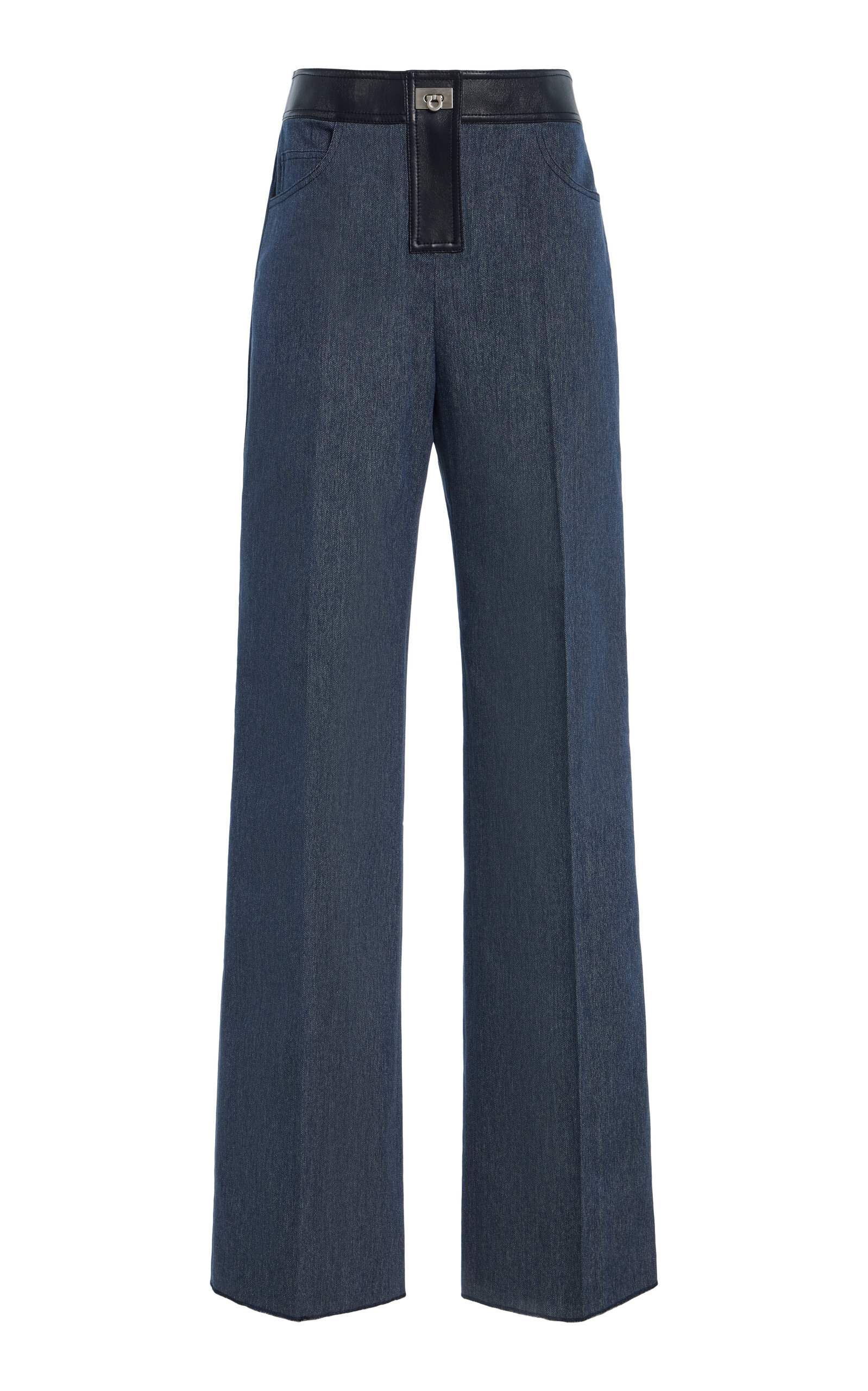 Ferragamo Cotton Denim Trousers