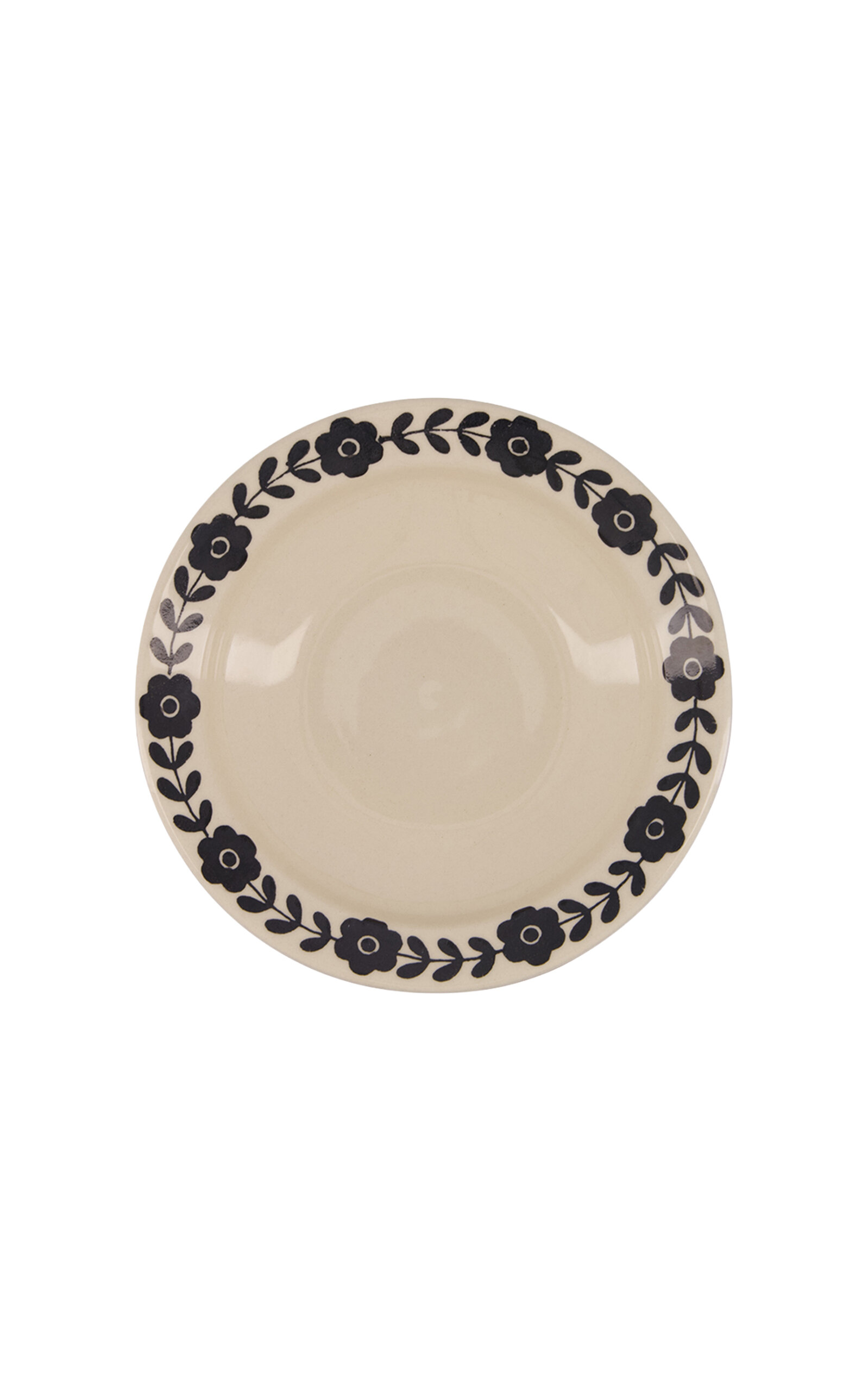 House of Capricorn Viana Black Sandstone Soup Plate - Black