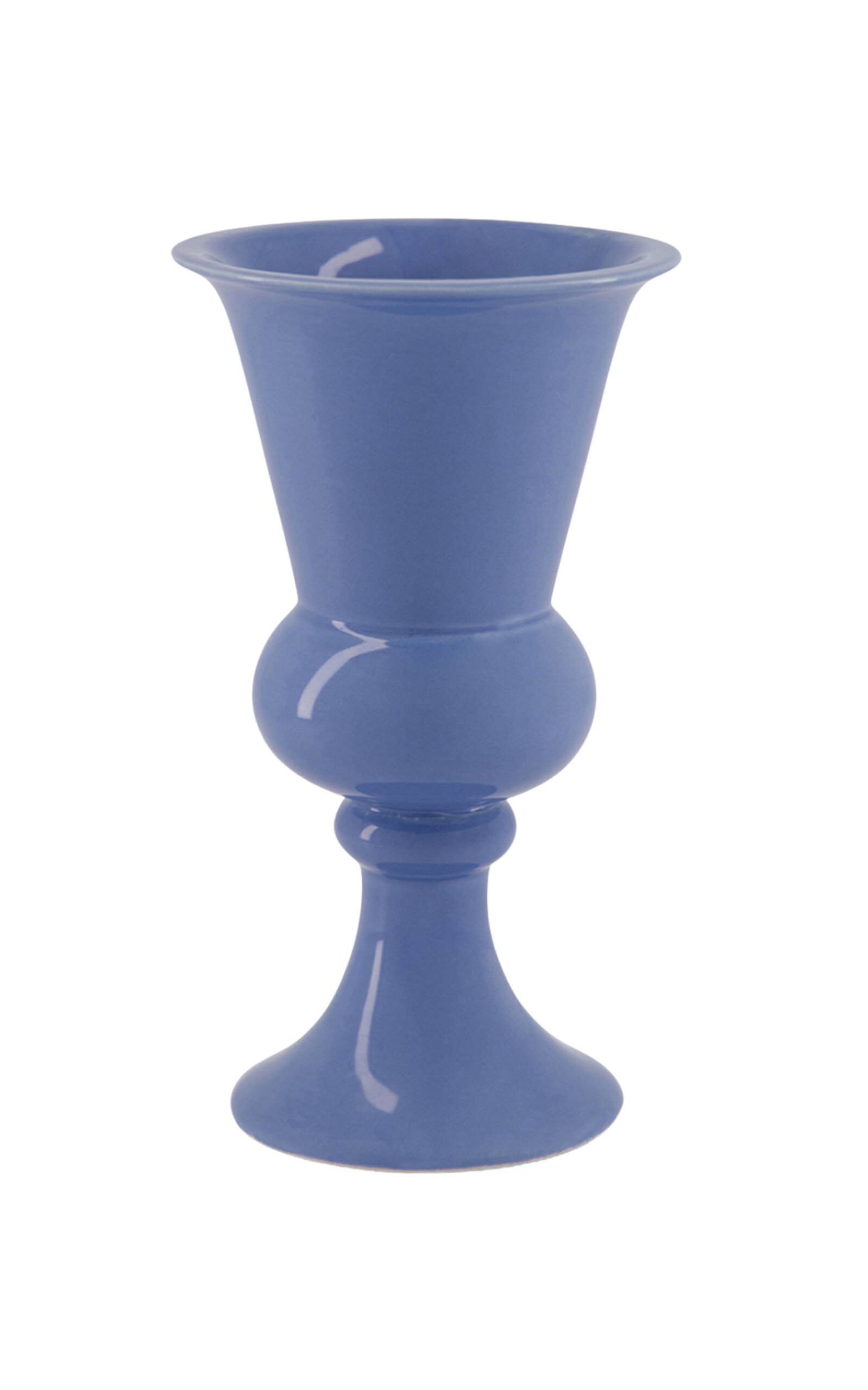 House of Capricorn Florbela Blue Ceramic Medium Vase - Blue