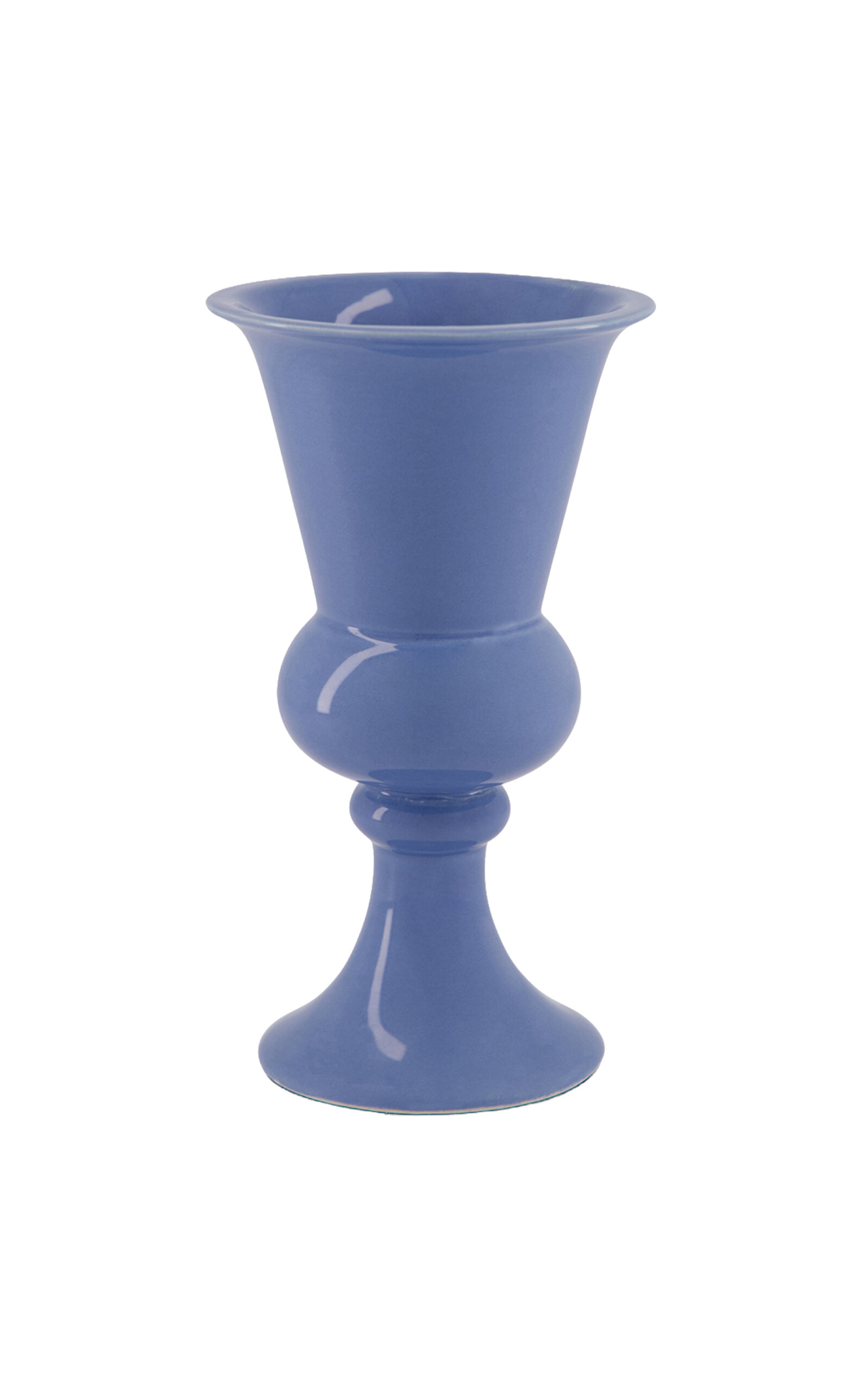 House of Capricorn Florbela Blue Ceramic Small Vase - Blue