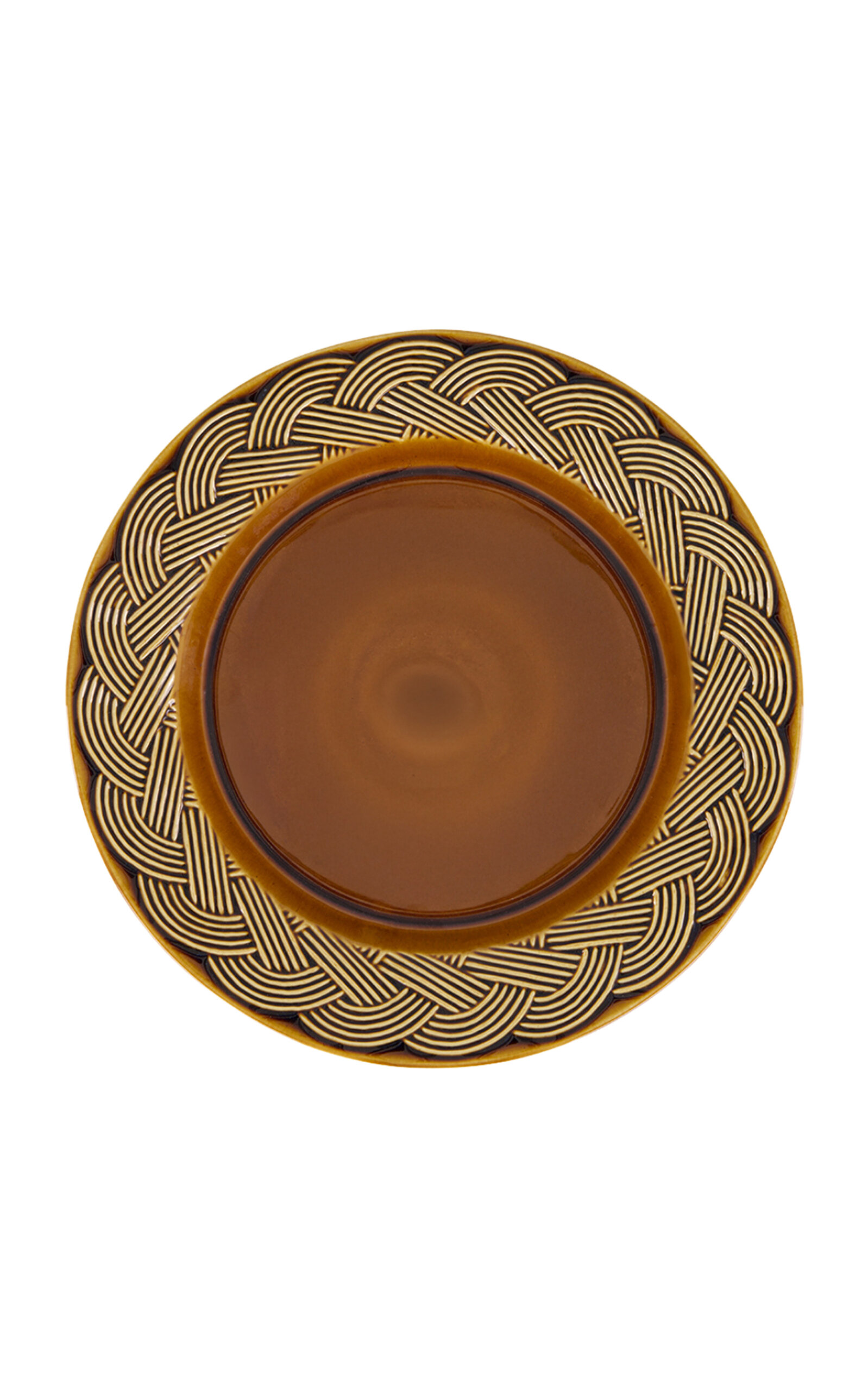 House of Capricorn Vime Brown Ceramic Dinner Plate - Brown