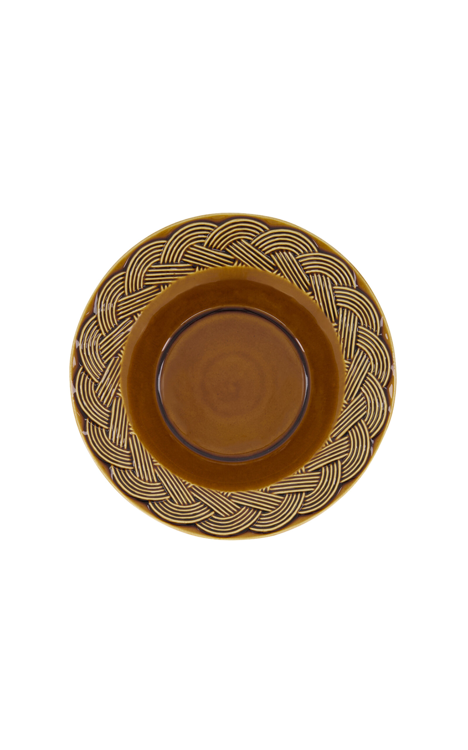 House of Capricorn Vime Brown Ceramic Soup Plate - Brown