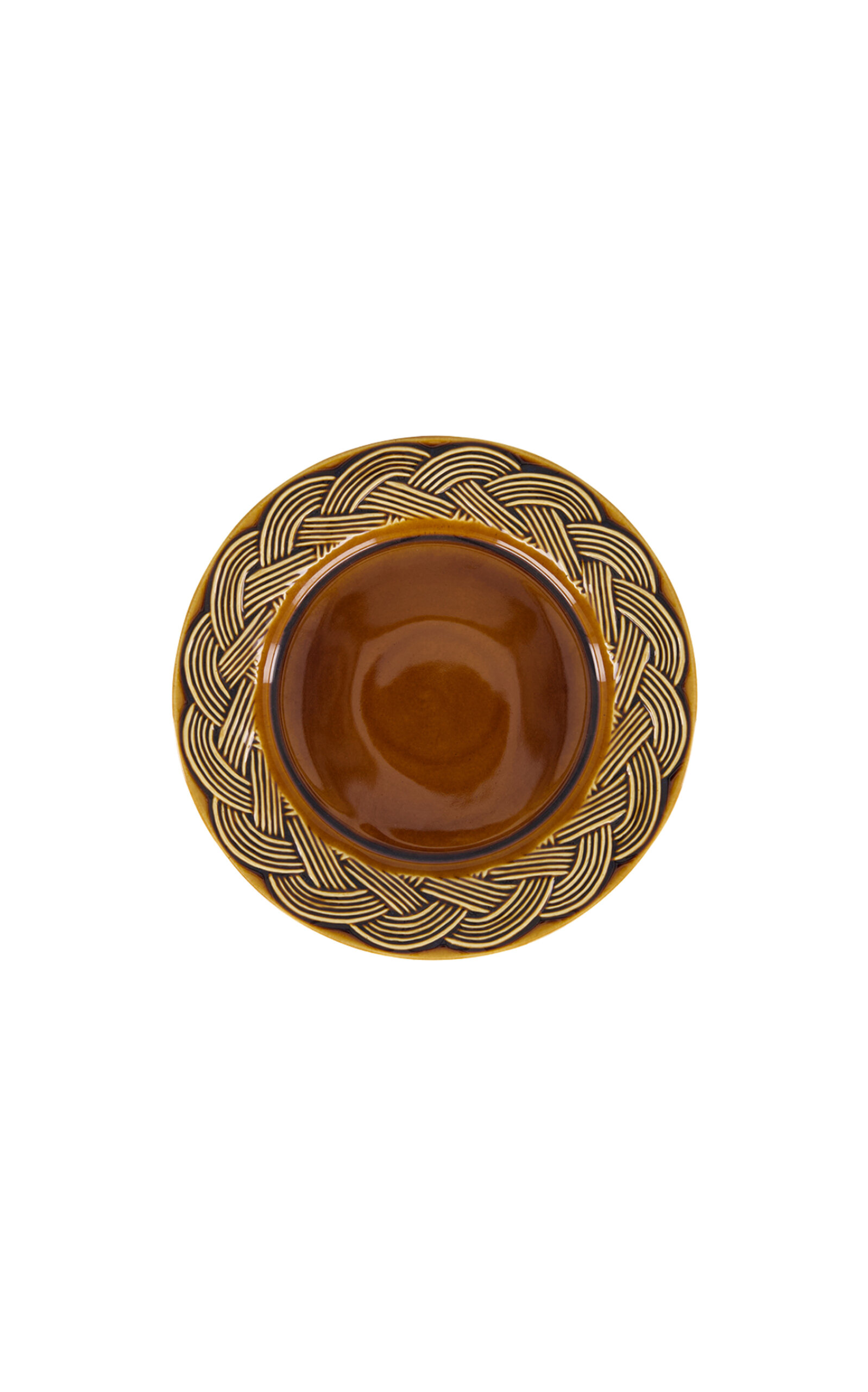 House of Capricorn Vime Brown Ceramic Dessert Plate - Brown