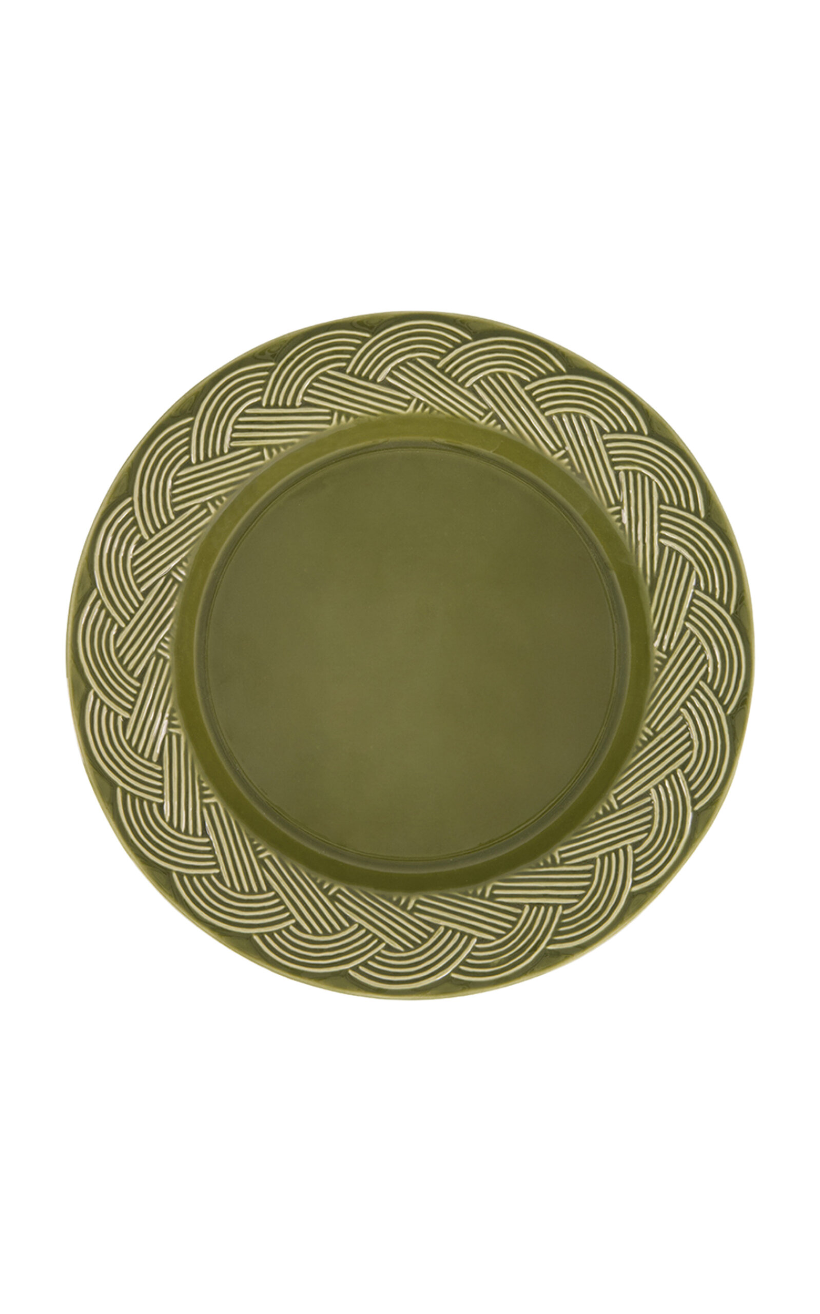 House of Capricorn Vime Green Ceramic Dinner Plate - Green