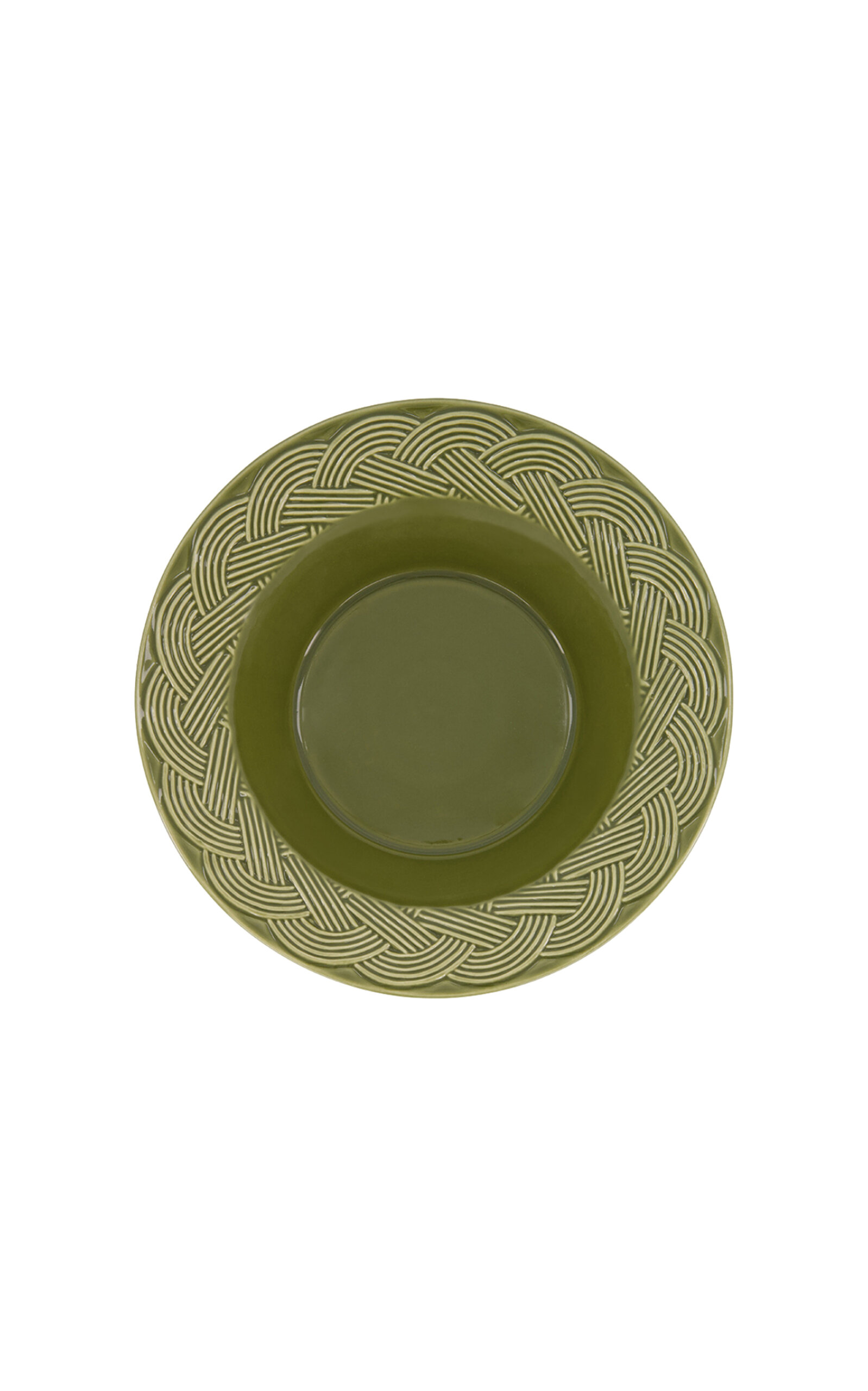 House of Capricorn Vime Green Ceramic Soup Plate - Green