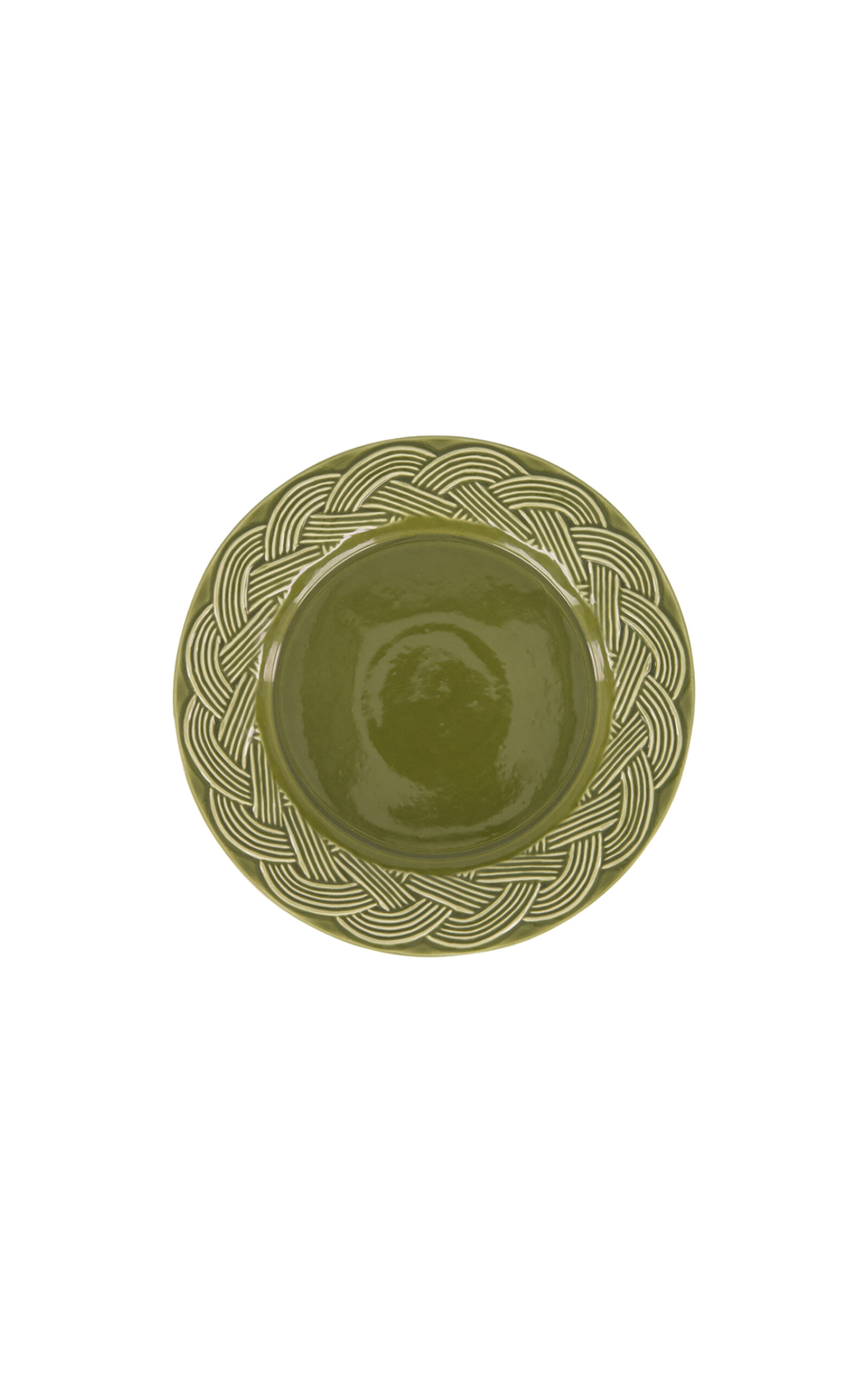 House of Capricorn Vime Green Ceramic Dessert Plate - Green