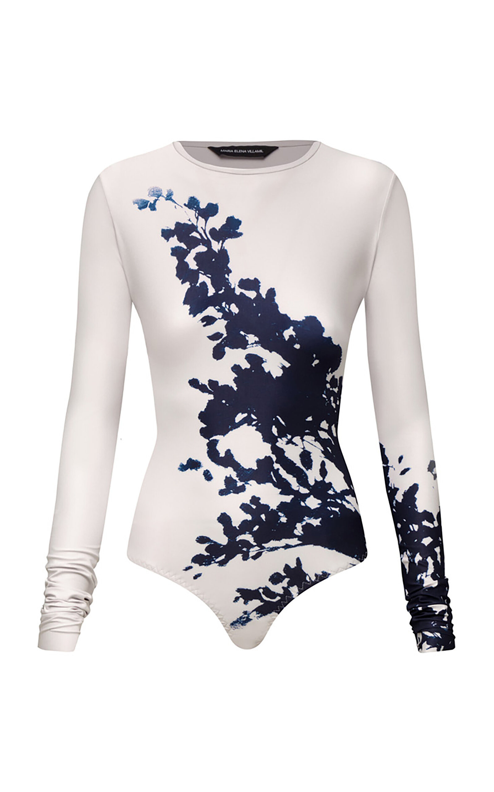 MARIA ELENA VILLAMIL Trazo Long Sleeve Bodysuit