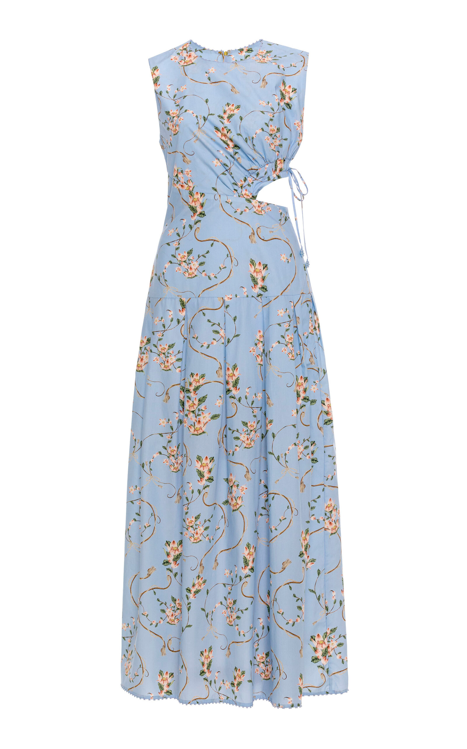 Agua by Agua Bendita Otoño Navegante Cotton Maxi Dress