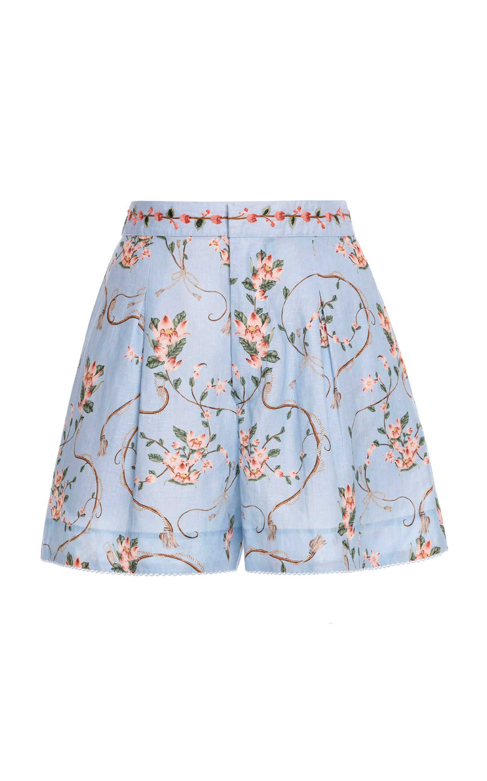 Agua by Agua Bendita Maratea Navegante Linen Shorts