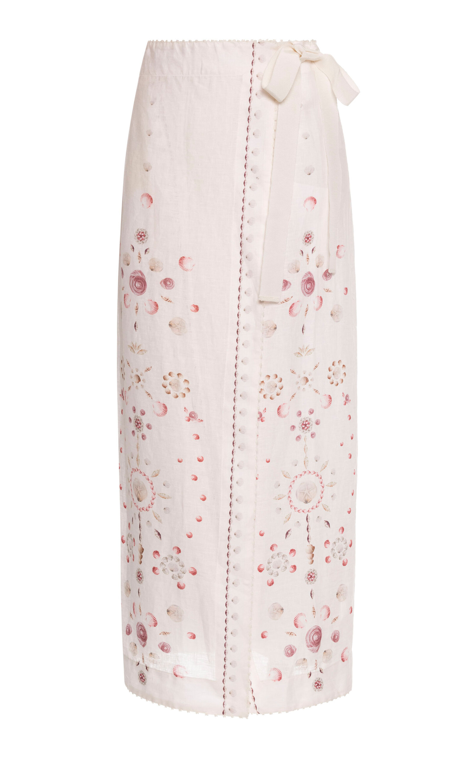 Agua by Agua Bendita Litoral Playa Linen Cover Up