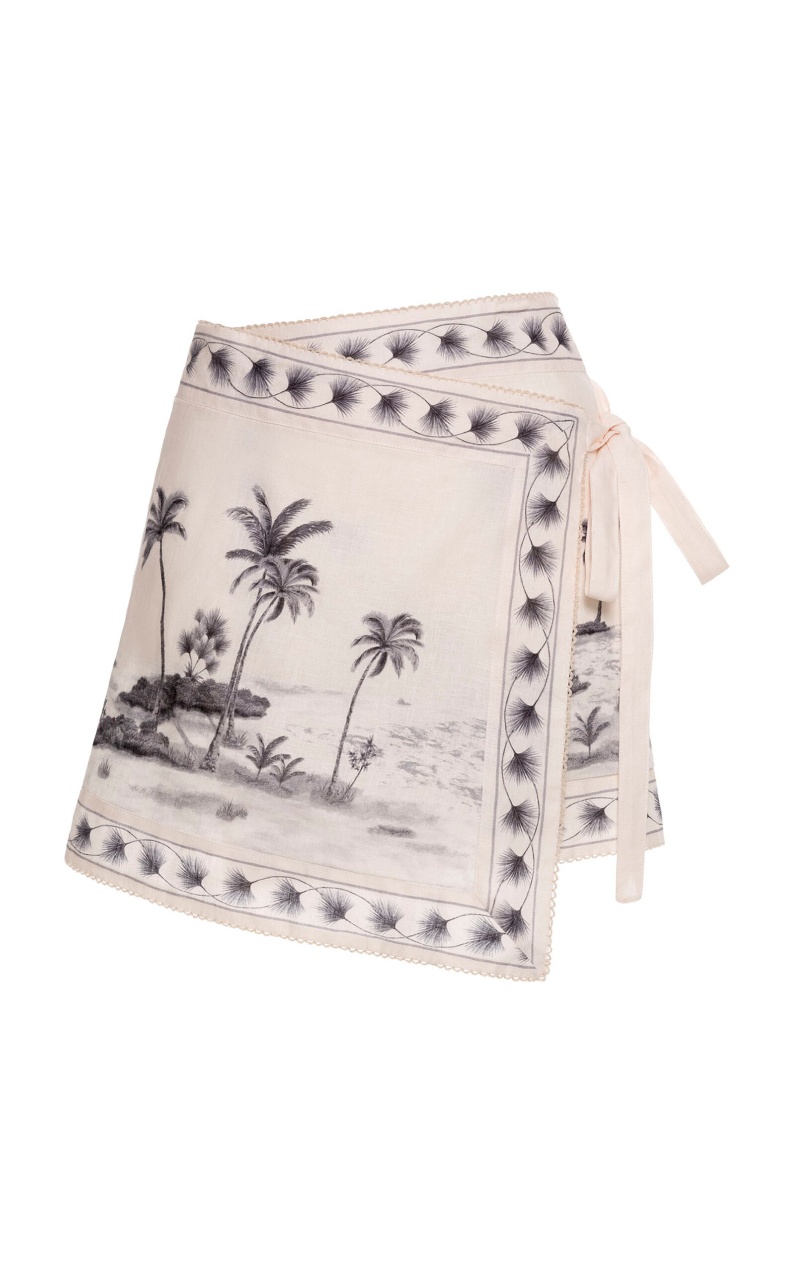Agua by Agua Bendita Luna Arena Linen Cover Up
