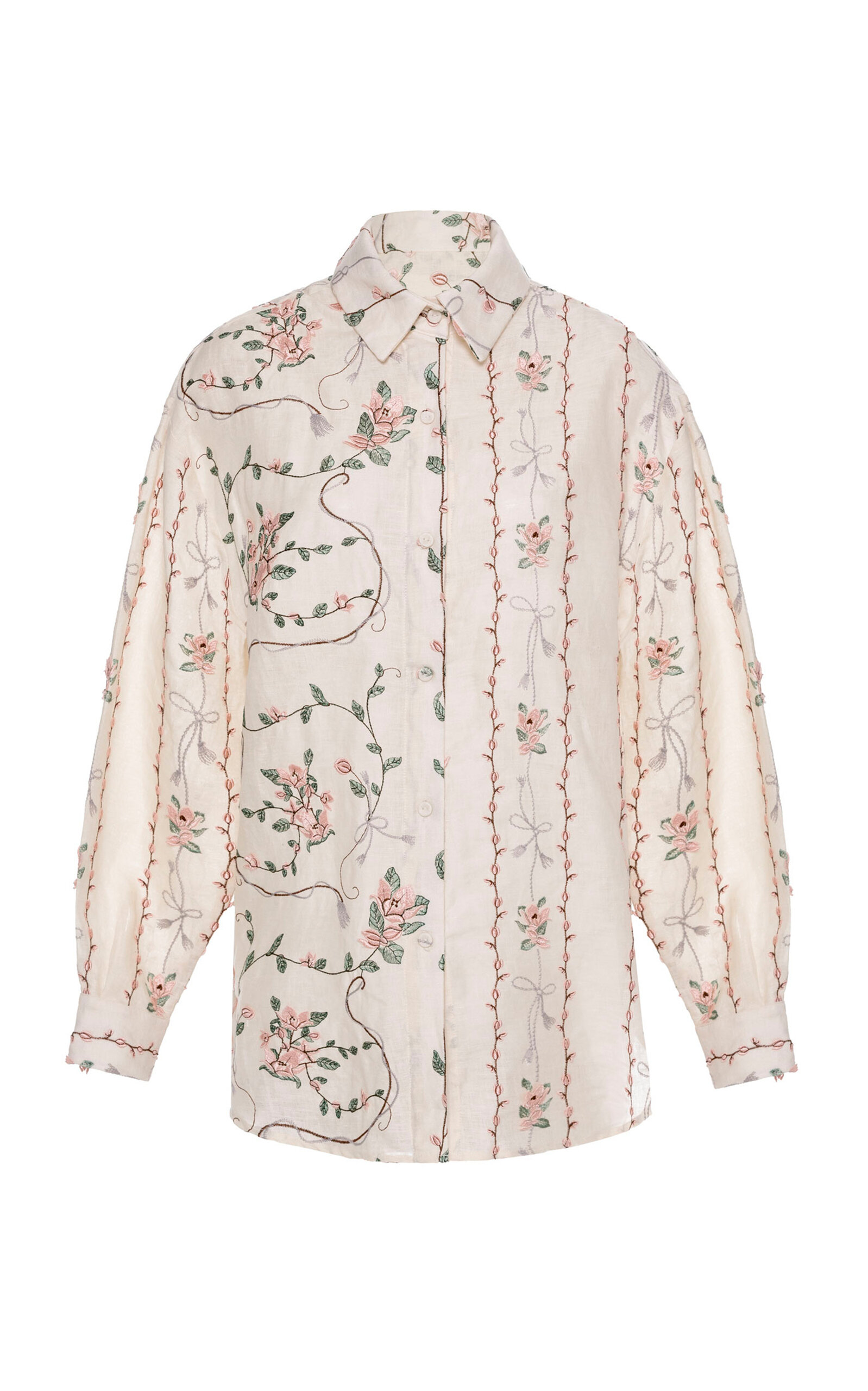 Agua by Agua Bendita Cecilia Navegante Linen Shirt