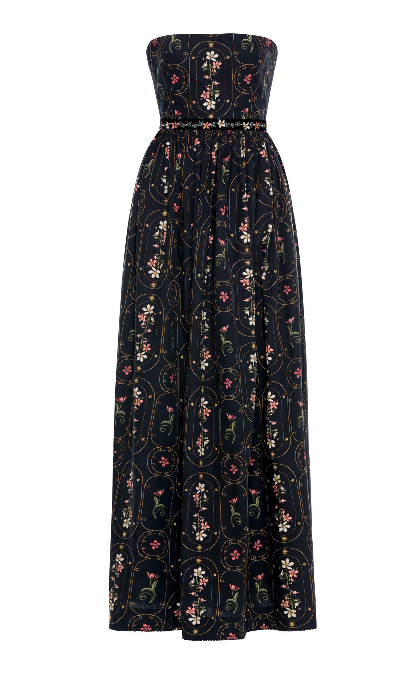 Agua by Agua Bendita Lienzo Noche Cotton Dress