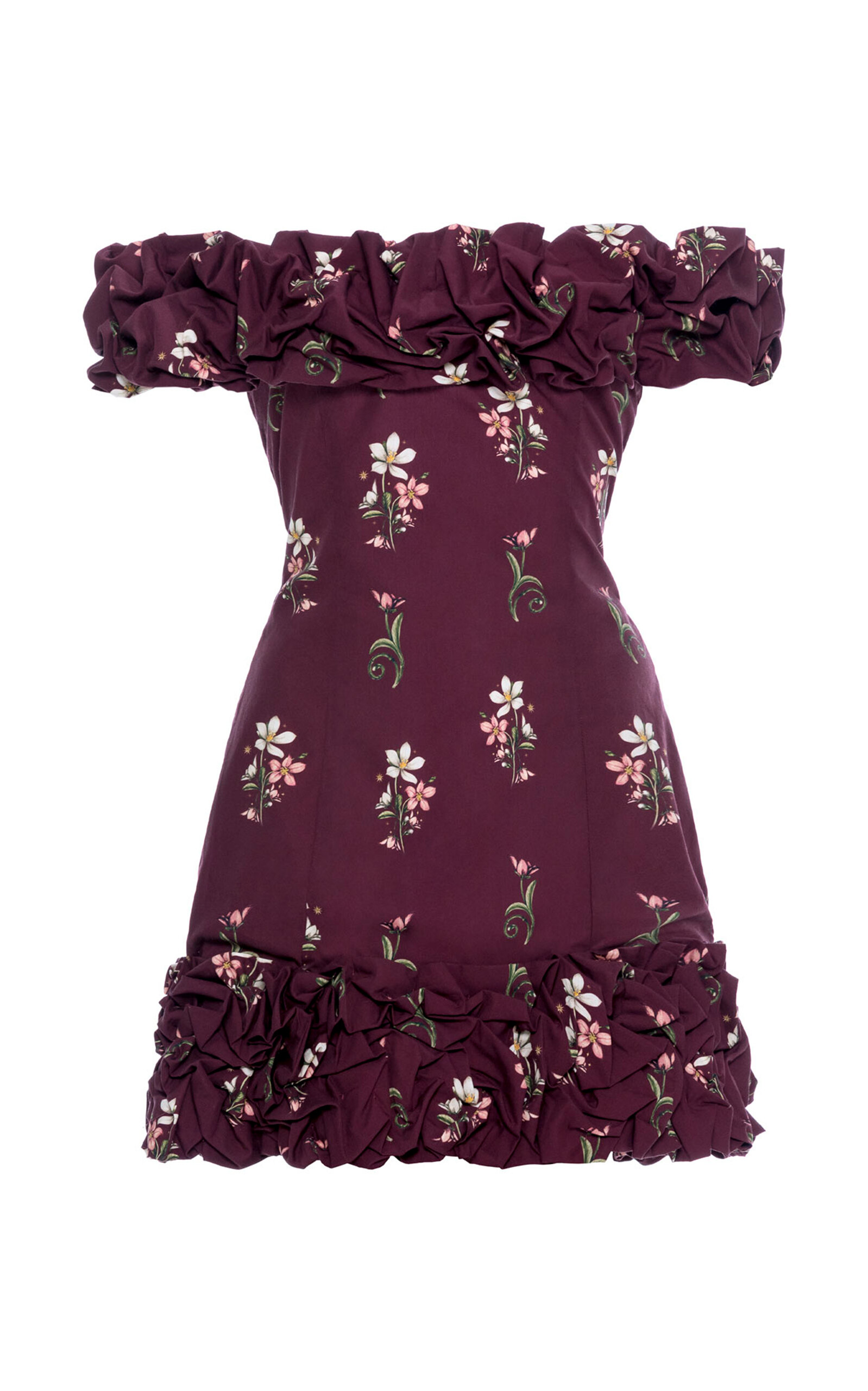 Agua by Agua Bendita Jardin Noche Cotton Midi Dress