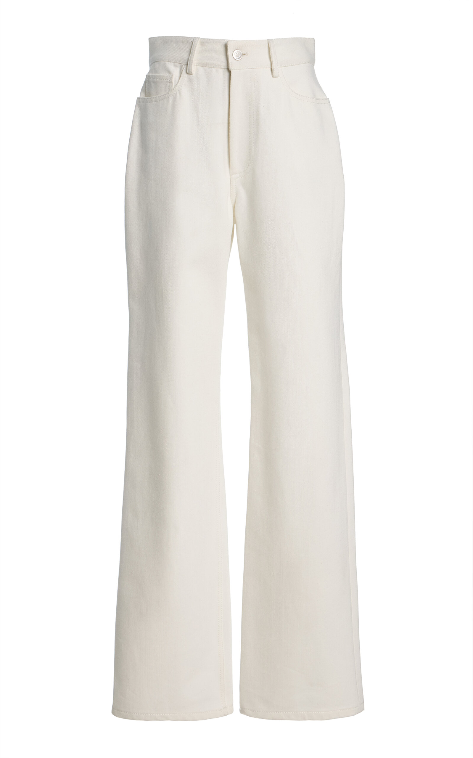 Adam Lippes Lucy Jeans In White