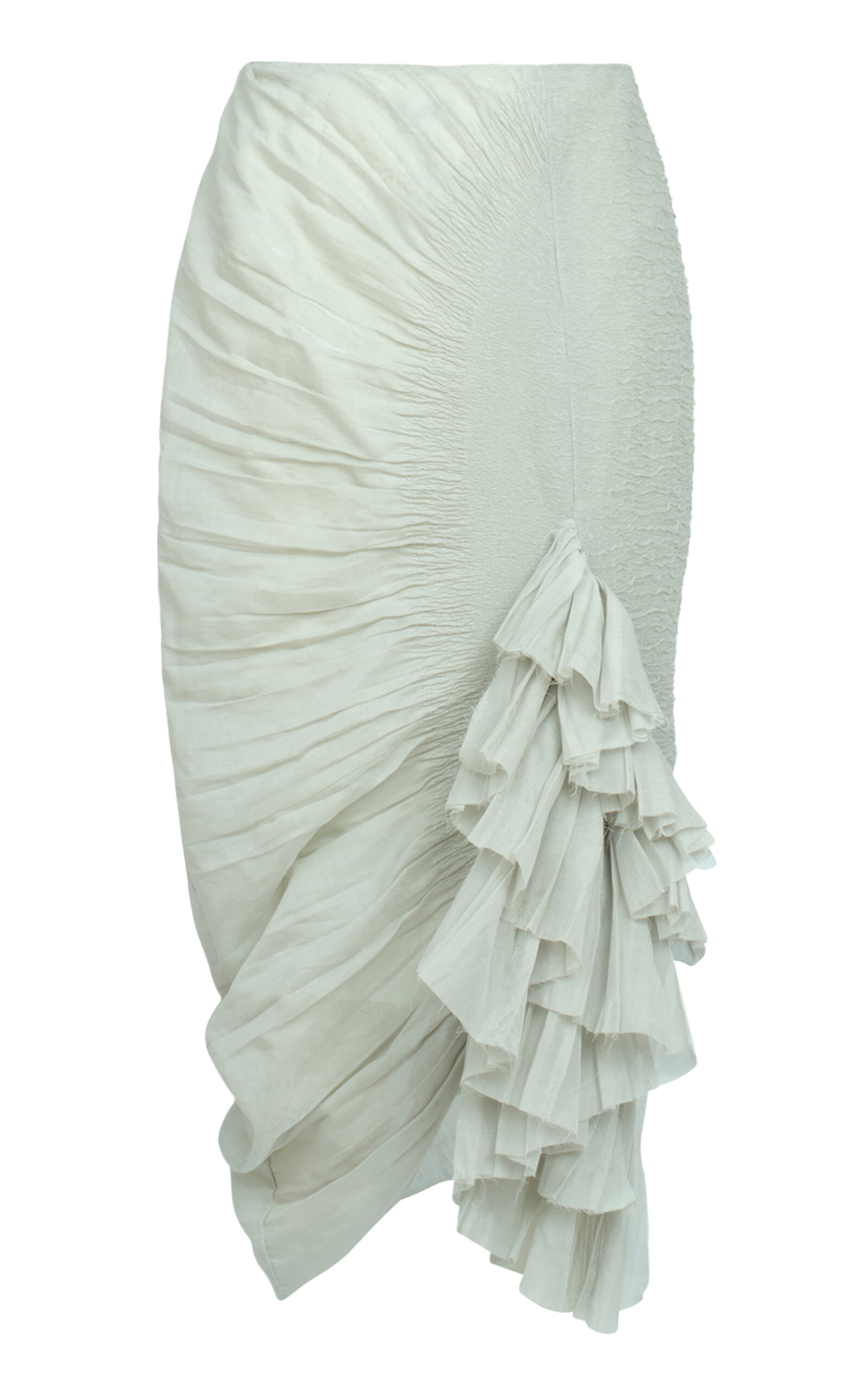 Rachel Comey Brimson Cotton-silk Skirt In White