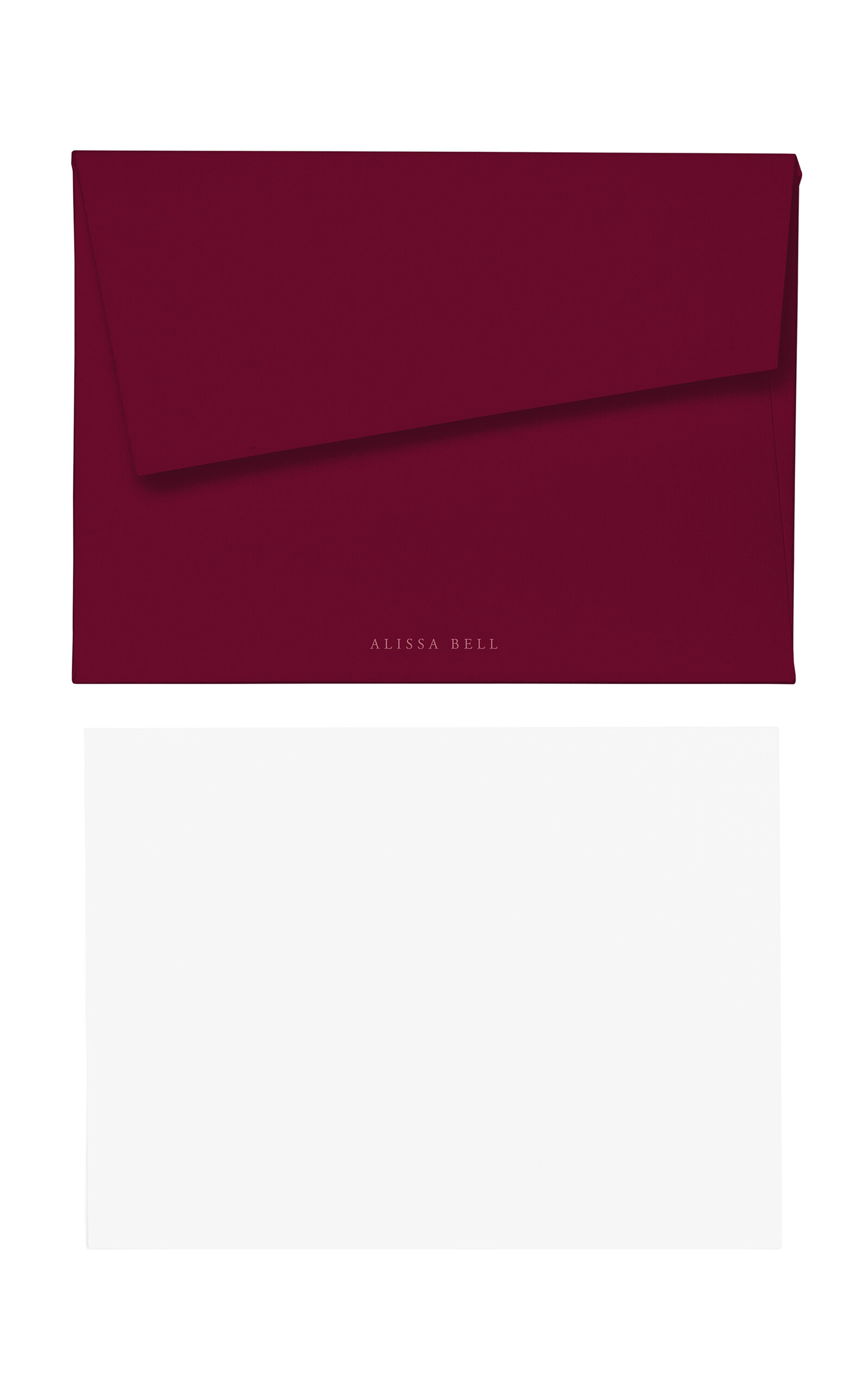 Alissa Bell Beaujolais Correspondence Set - Burgundy