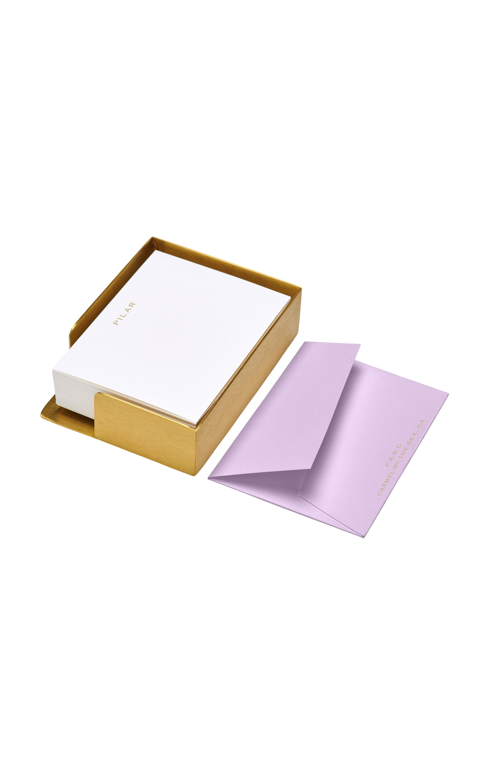 Alissa Bell The Custom Moda Memo Box - Metallic